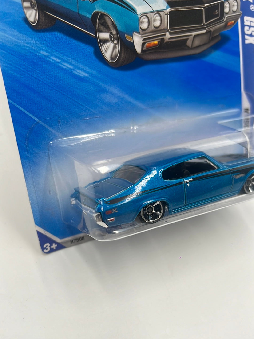 2010 Hot Wheels Muscle Mania ‘70 Buick GSX Blue 83/240 58D