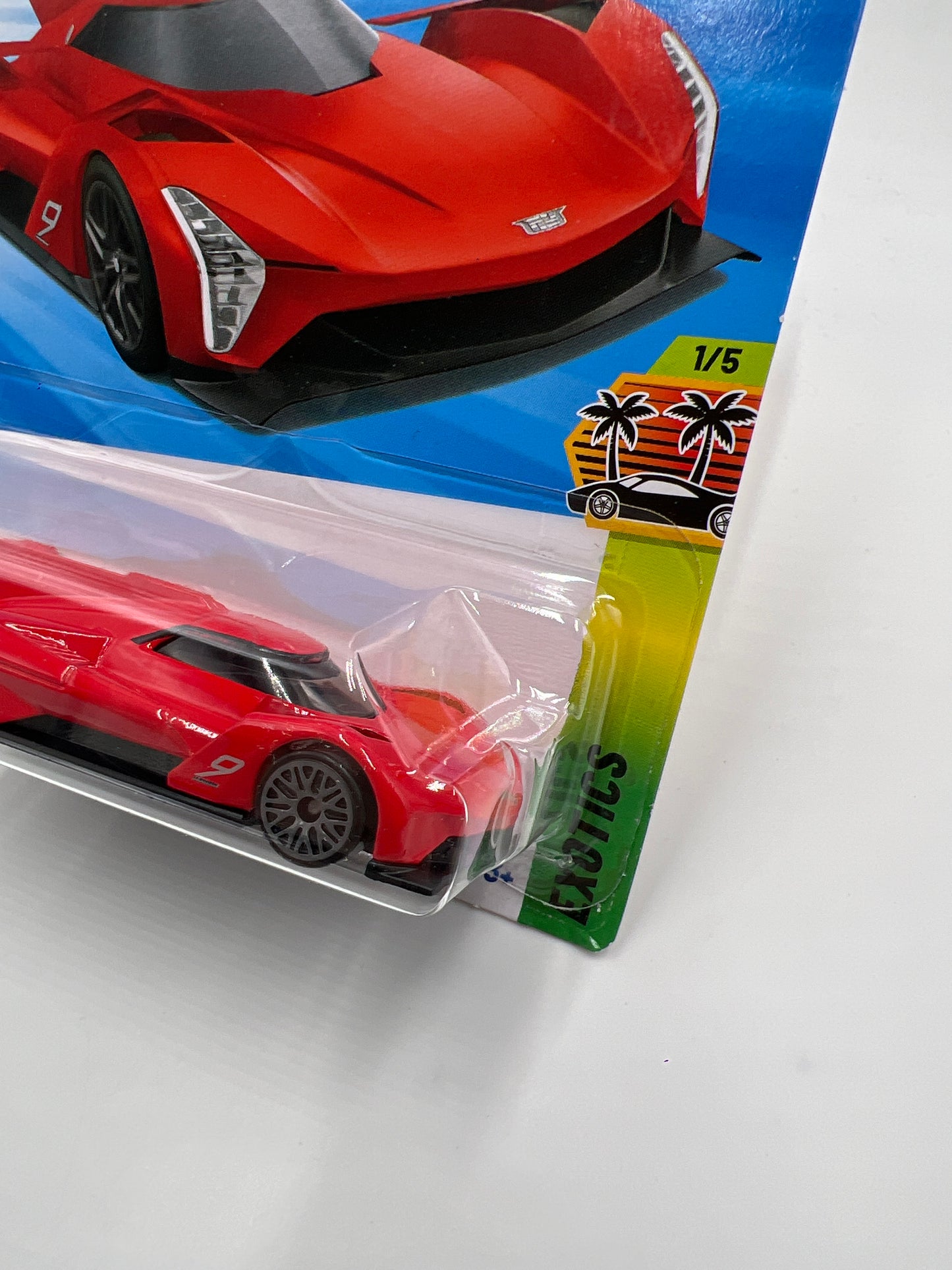 2025 Hot Wheels M Case Exotics #99 Cadillac Project GTP Hypercar Red 56B