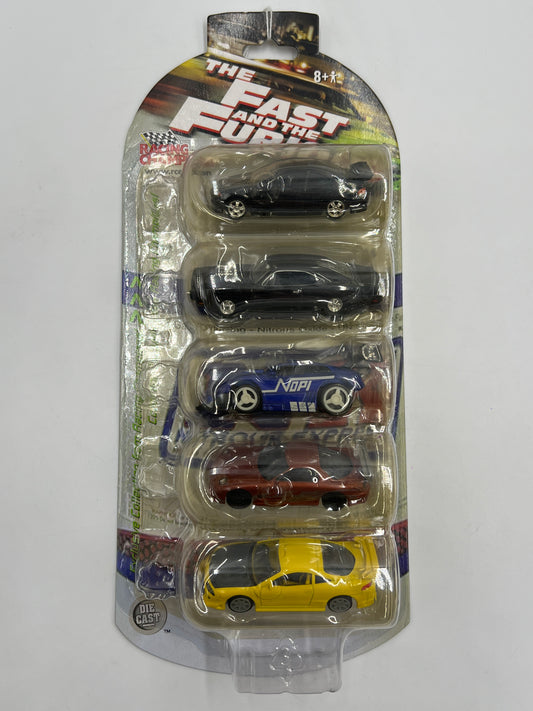 Racing Champions 1/64 The Fast and Furious 5 Pack Civic/Charger/Racer/RX-7/Eclipse