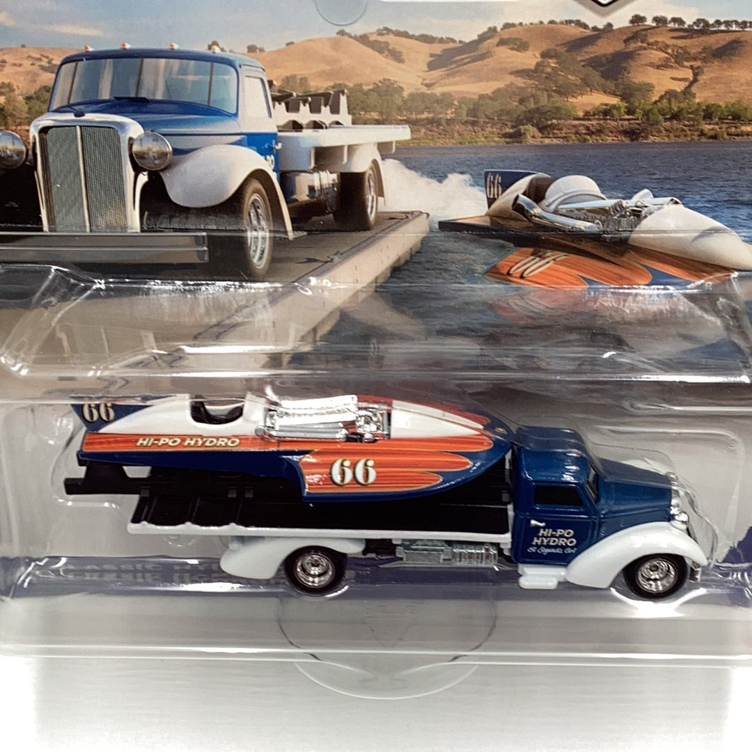 HOT WHEELS 2023 CAR CULTURE TEAM TRANSPORT #49 HW Classic Hydroplane Speed Waze 280i