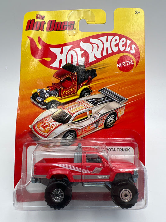 2011 Hot Wheels Target The Hot Ones 87 Toyota Truck Red W/Protector VHTF Wavy Card