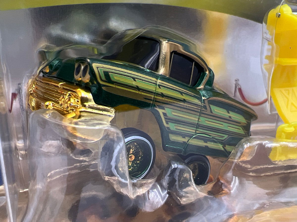 MGA Car Tuned Series 4 Show Glow Lowriders #3 58 Chevy Impala Green