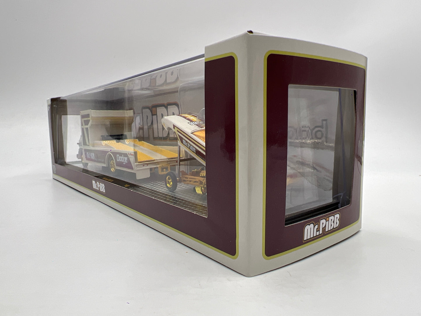 M2 Machines Auto Haulers CHASE Mr Pibb 1966 Dodge L600 COE & 1971 Dodge Challenger Funny Car TW27