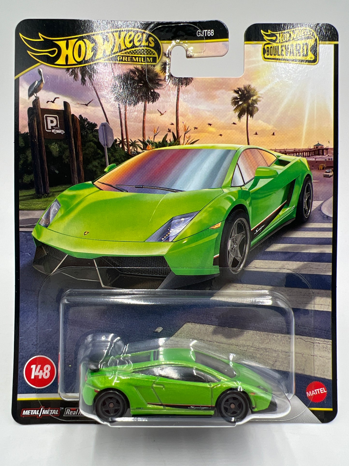 Hot Wheels Premium Boulevard #148 Lamborghini Gallardo LP 570-4 SuperLeggera Green 265A
