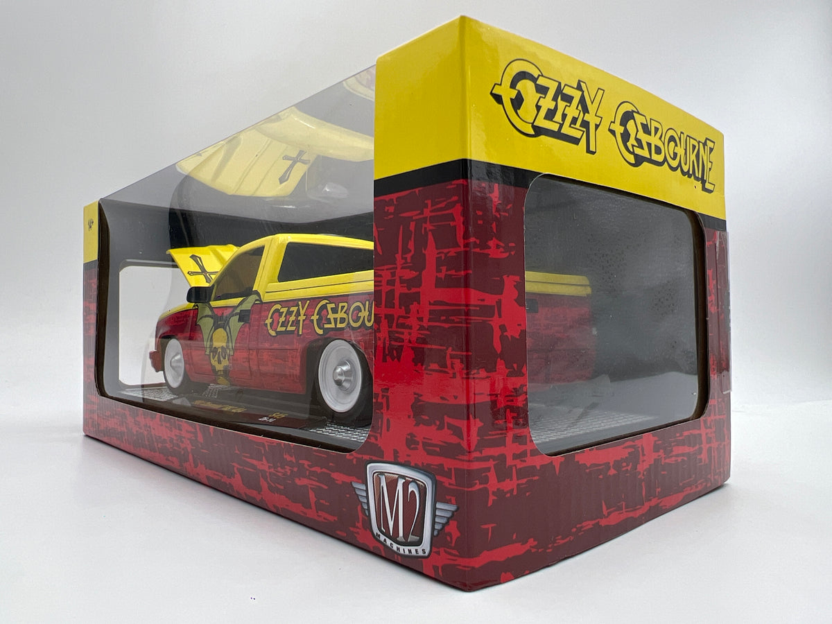 M2 Machines 1/24 Scale S45 Rock Legends Ozzy Osbourne 1991 Chevrolet SS 454 Yellow/Red