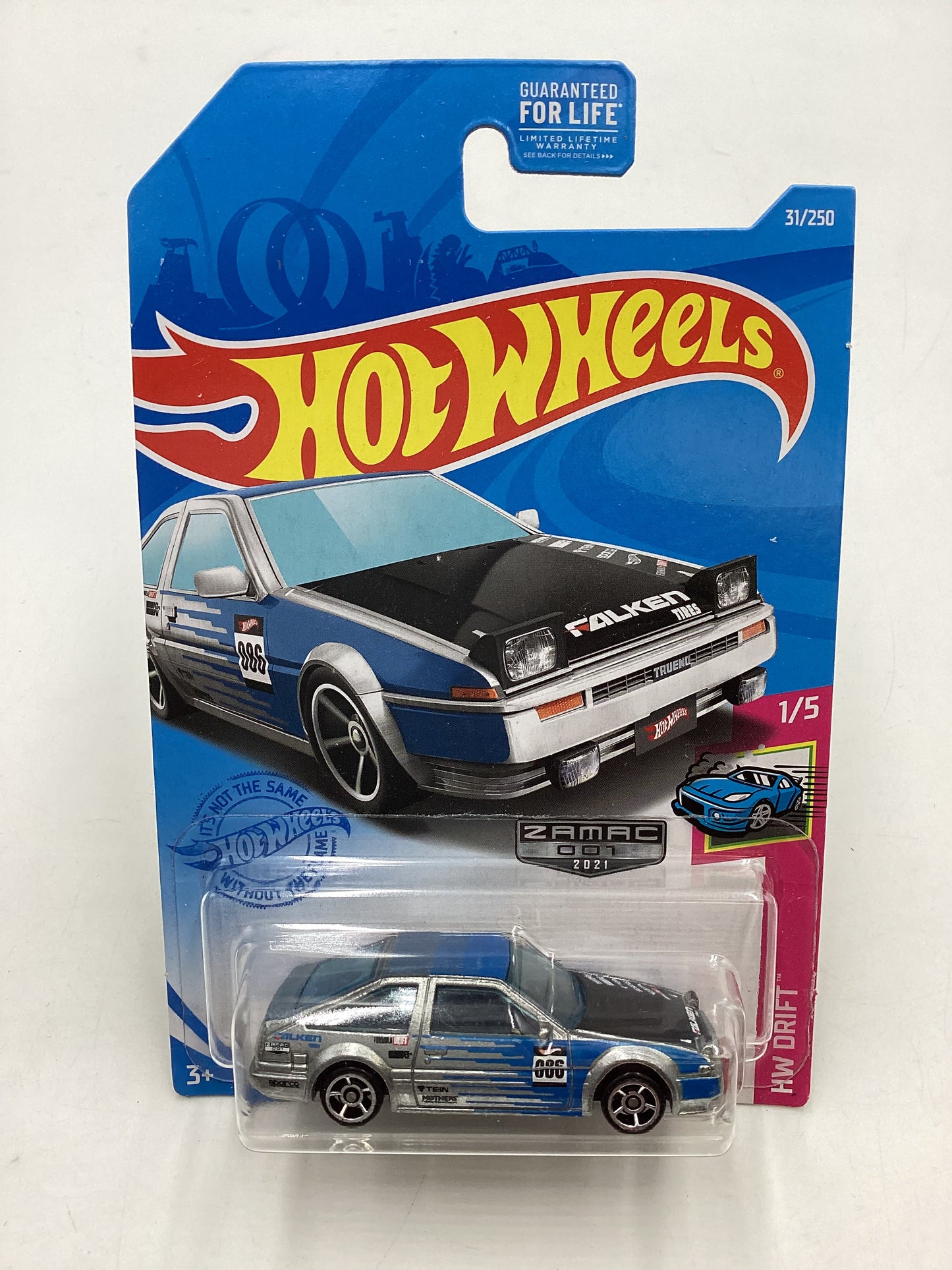 2021 hot wheels Zamac #31 Toyota AE86 Sprinter Trueno #1 144B