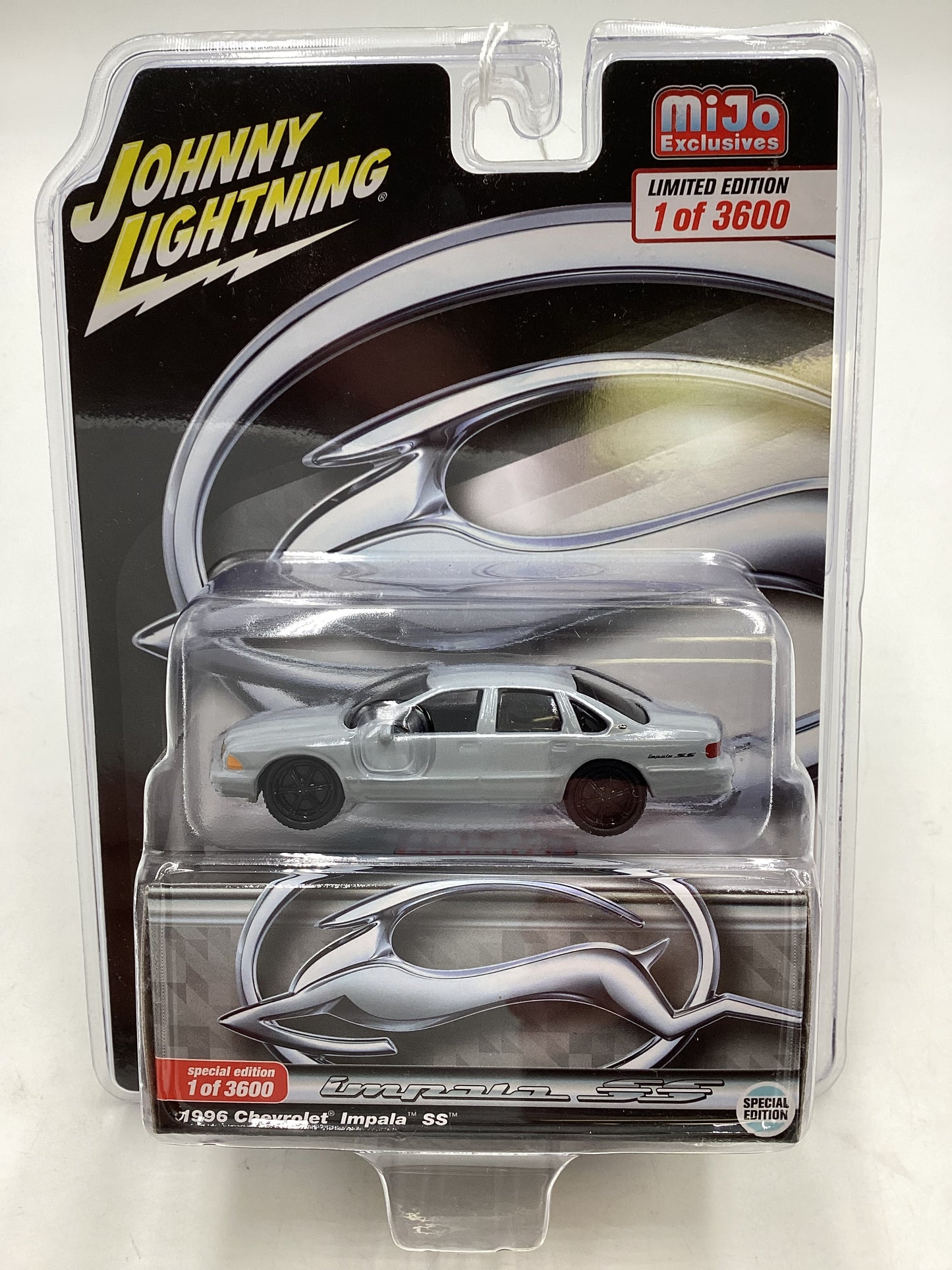 Johnny lightning x Mijo Exclusives 1996 Chevrolet Impala SS Gray 186D