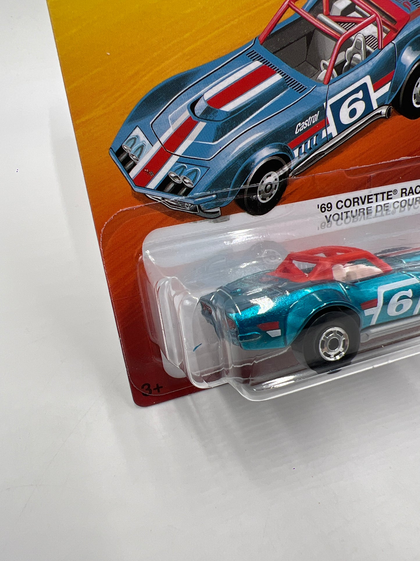 Hot Wheels Target Exclusive The Hot Ones #2 69 Corvette Racer Blue