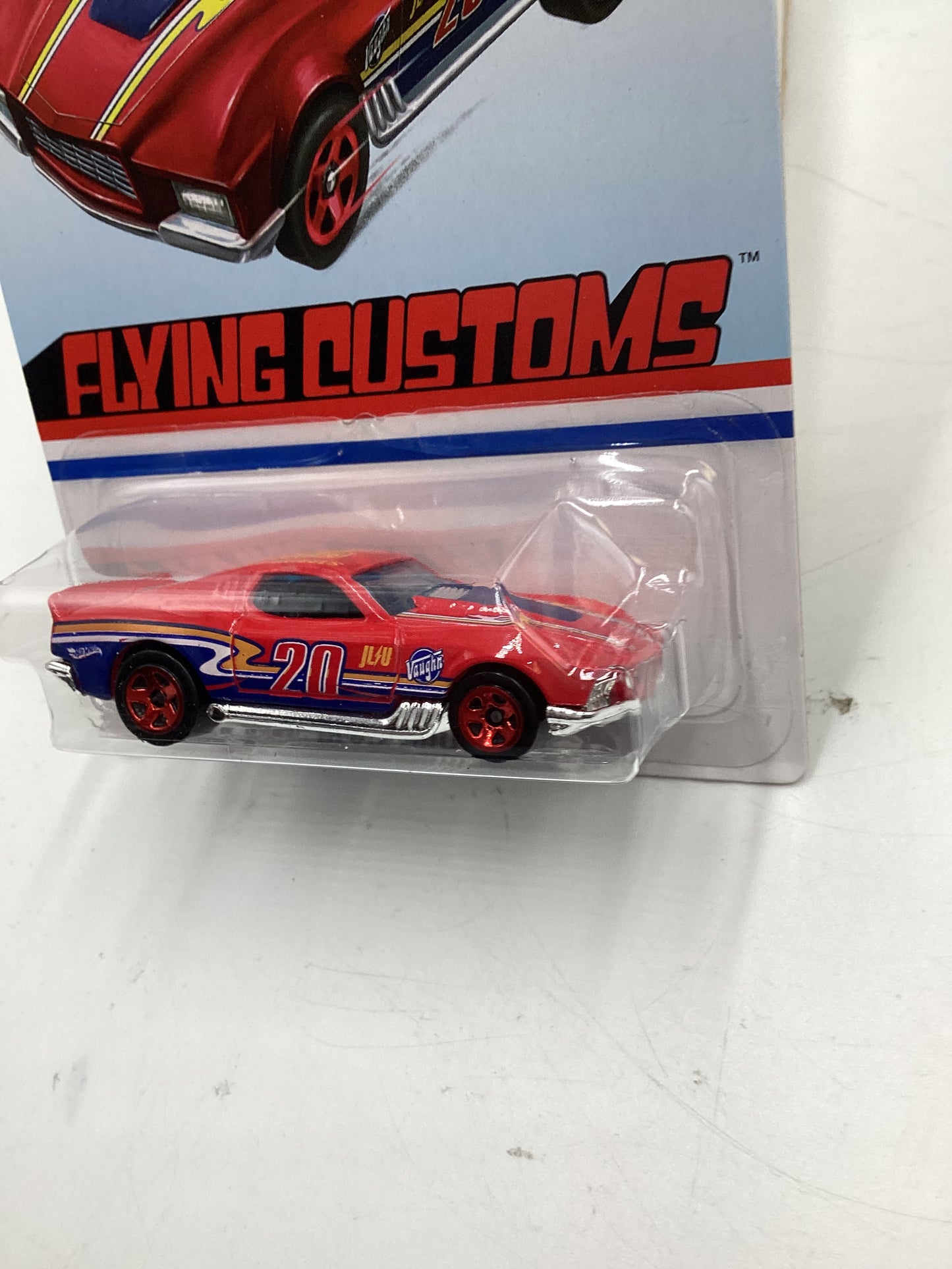 Hot Wheels Target Exclusive Flying Customs Blvd. Bruiser Red Cracked Blister 152i