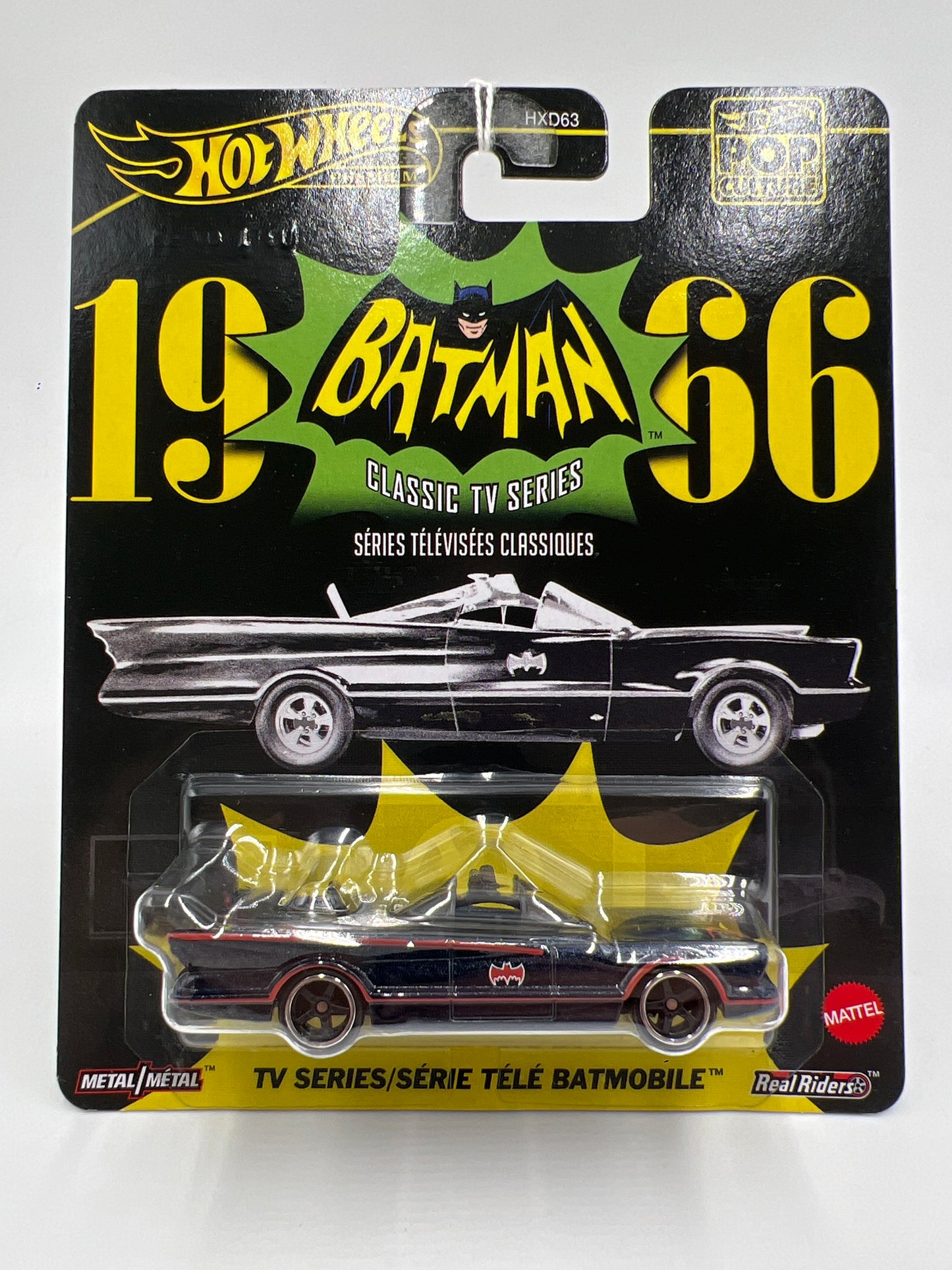 2025 Hot Wheels Premium Pop Culture Batman 1966 TV Series Batmobile 266G