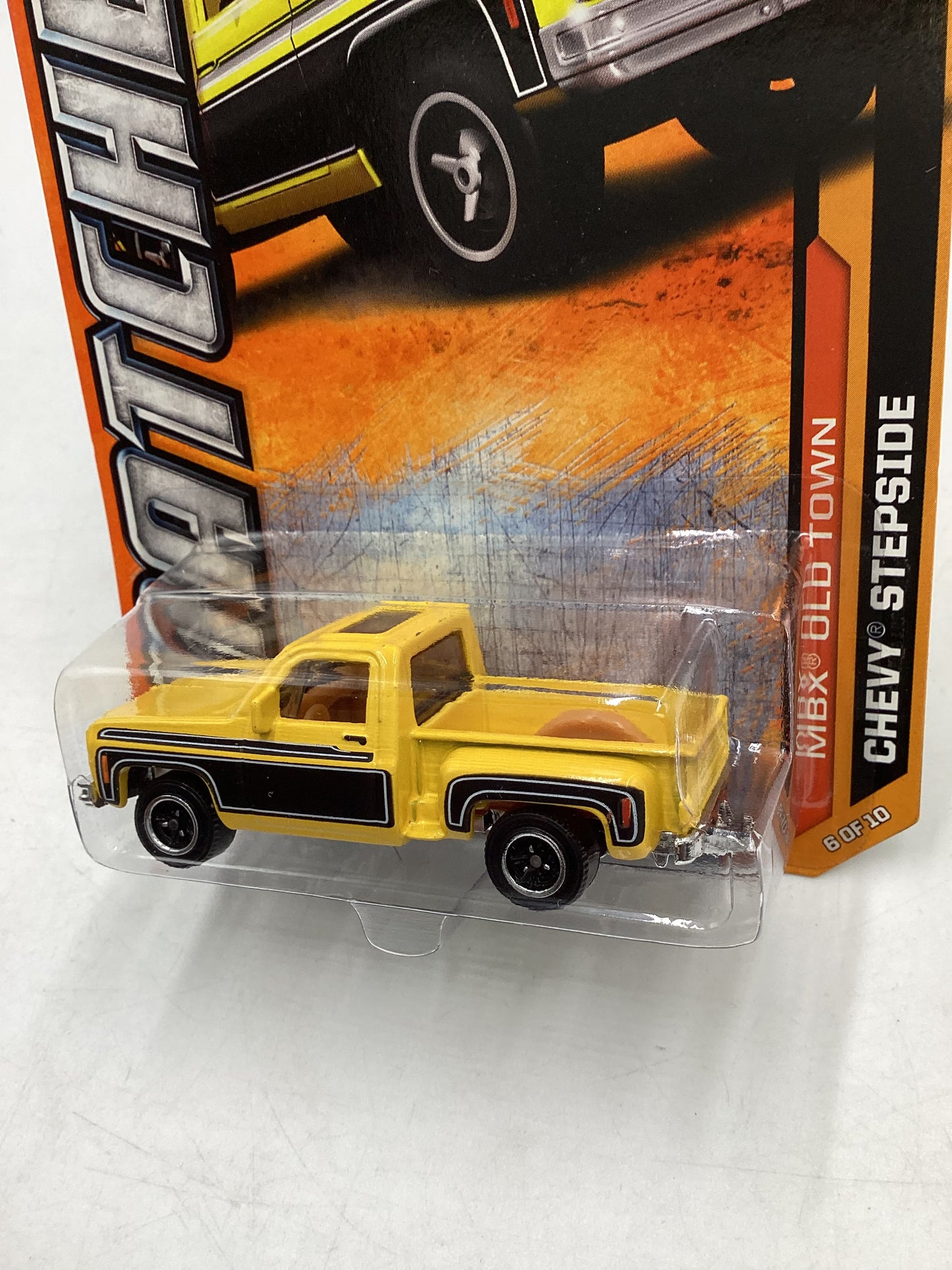 Matchbox MBX Old Town #6 Chevy Stepside Yellow