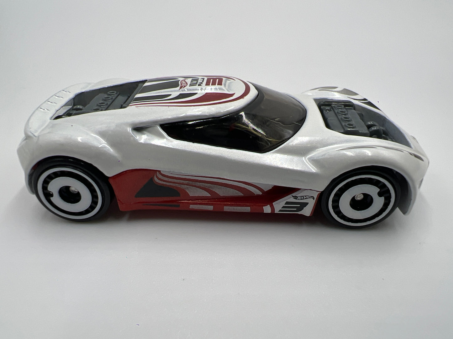 2021 Hot Wheels Mystery Models Series 1 #3 Mitsubishi Double Shotz White