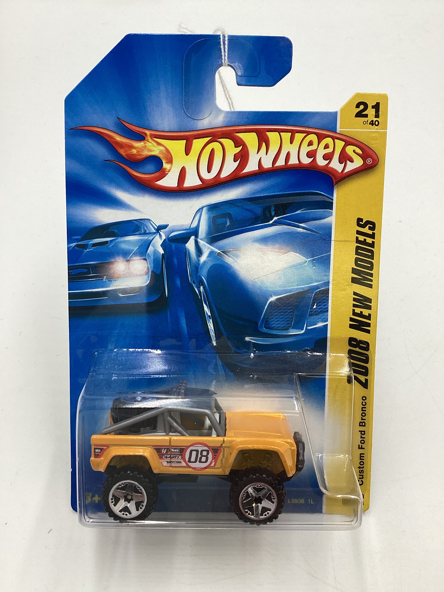 2008 Hot Wheels New Models #21 Custom Ford Bronco Yellow 28B