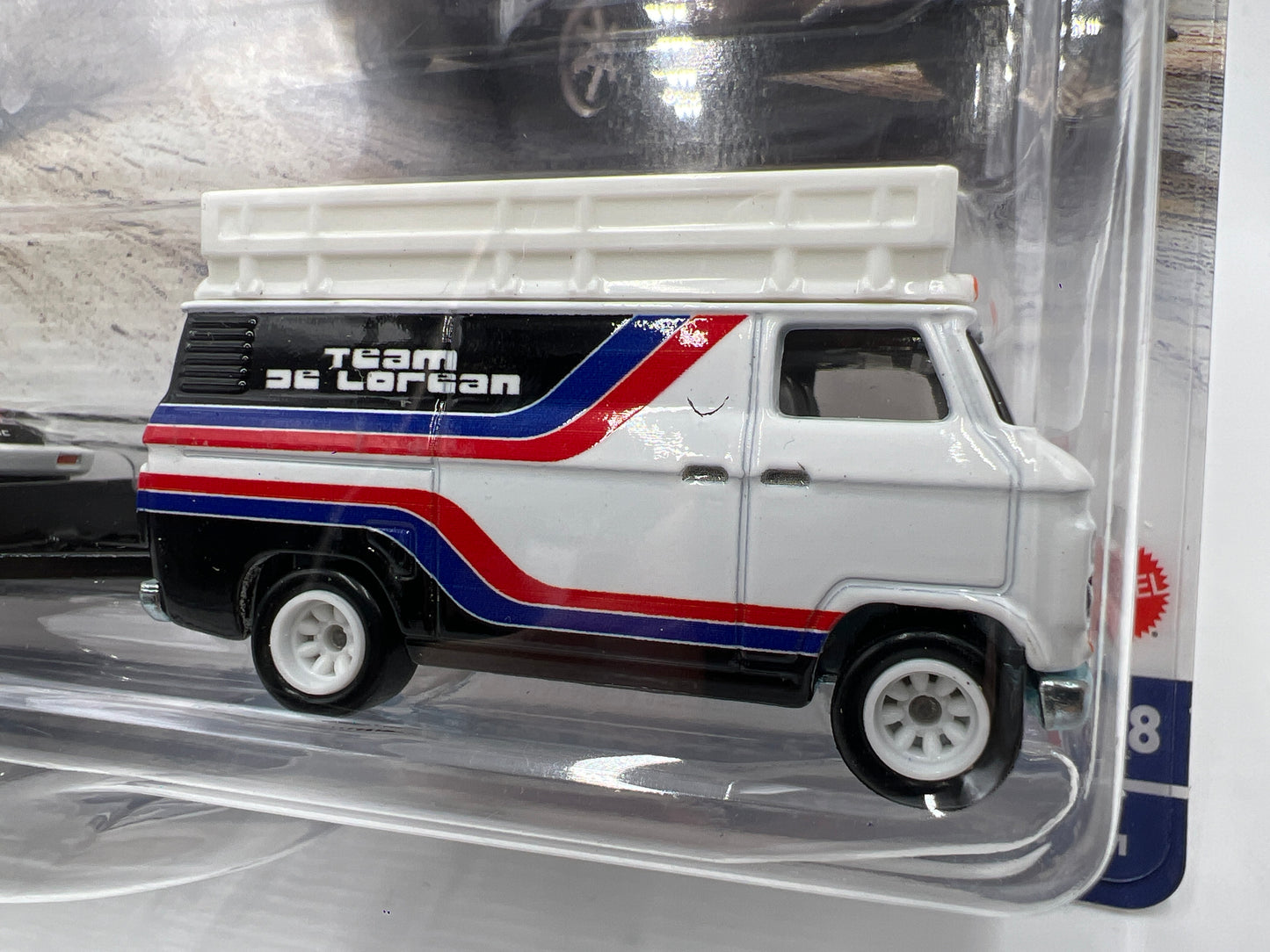 Hot Wheels Team Transport #78 DMC Delorean & HW Rally Hauler 281D