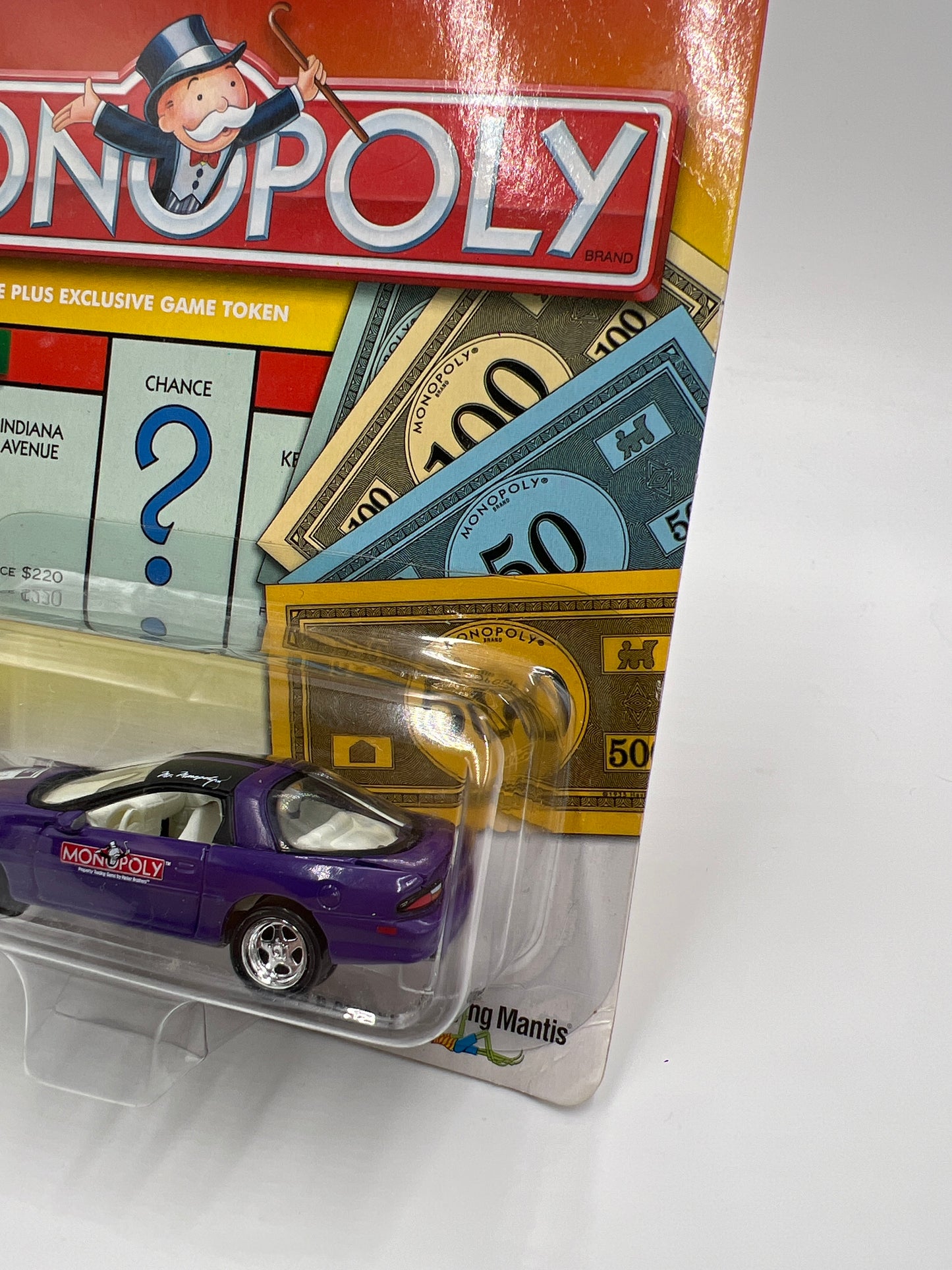 Johnny Lightning Monopoly 1998 Chevy Camaro Purple Card Not Perfect 188E