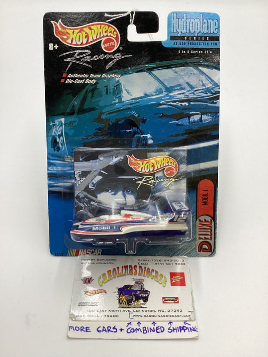 Hot Wheels Racing Hydroplane Series #4 Mobil 1 Hydroplane *Cracked Blister*