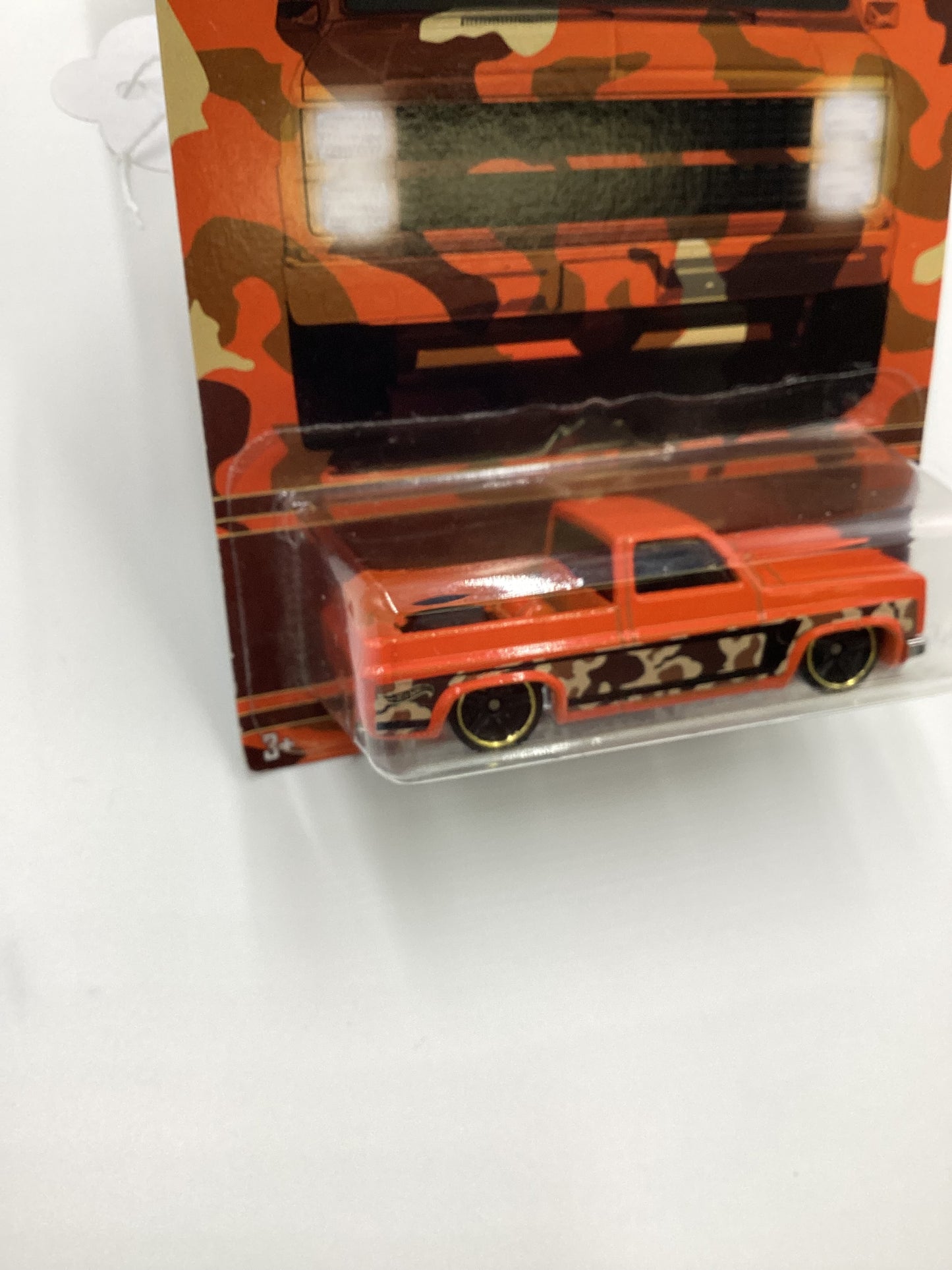 2017 Hot Wheels Walmart Camo Series #4 83 Chevy Silverado Orange 158B