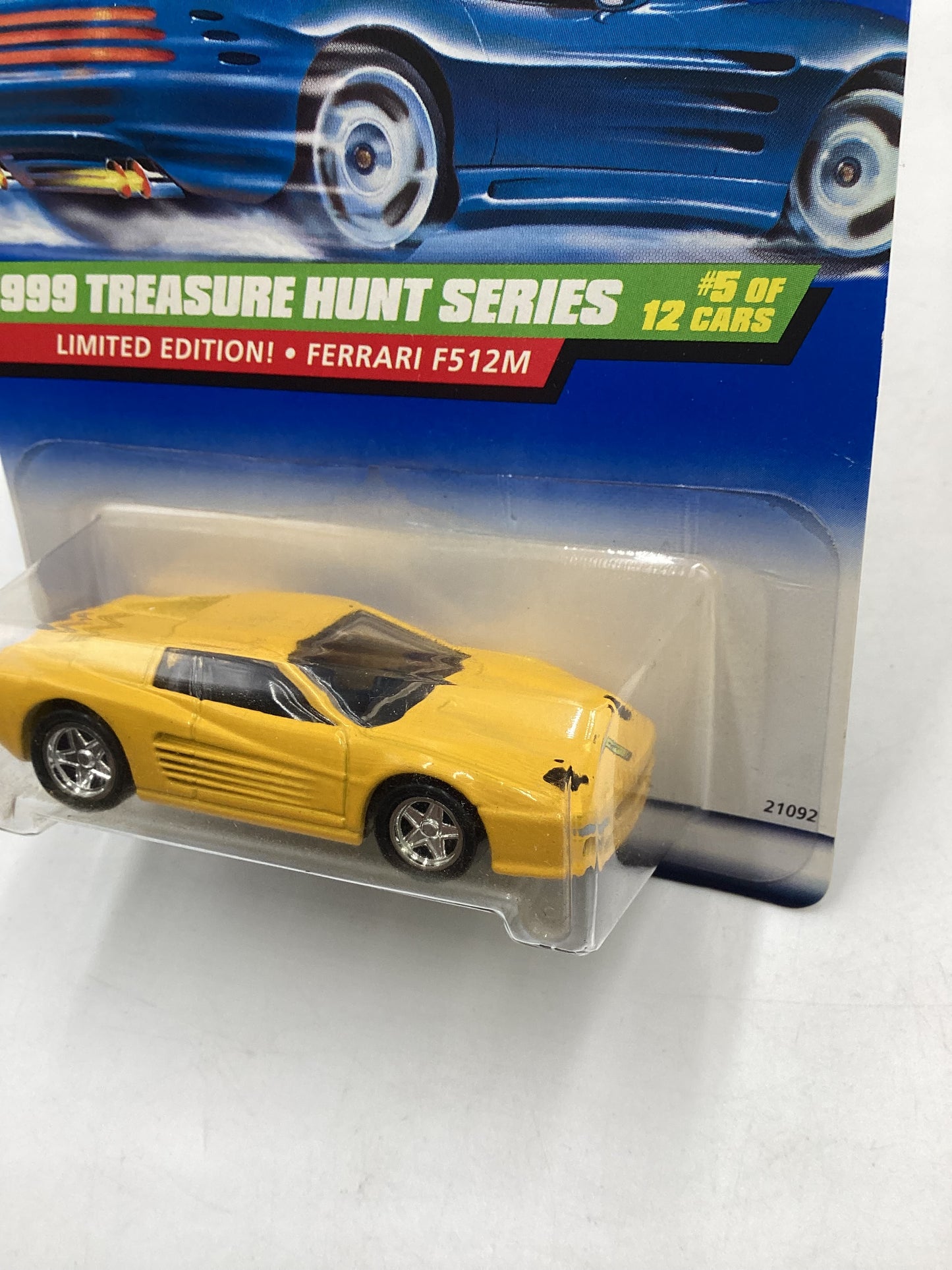 1999 Hot Wheels Treasure Hunt Series 5/12 Ferrari F512M #933 277M