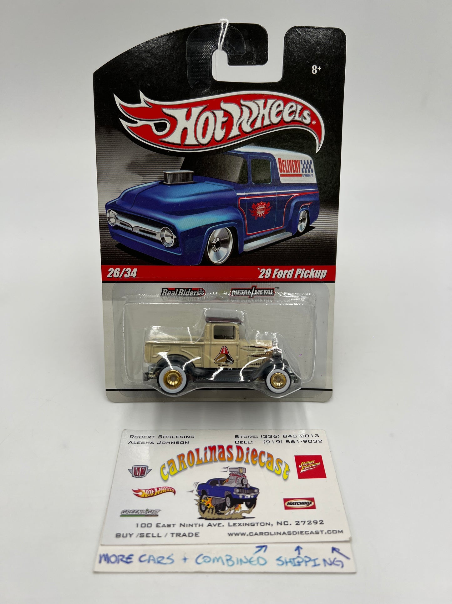 Hot Wheels Slick Rides #26 29 Ford Pickup Racer Brown Cams Cream 244J