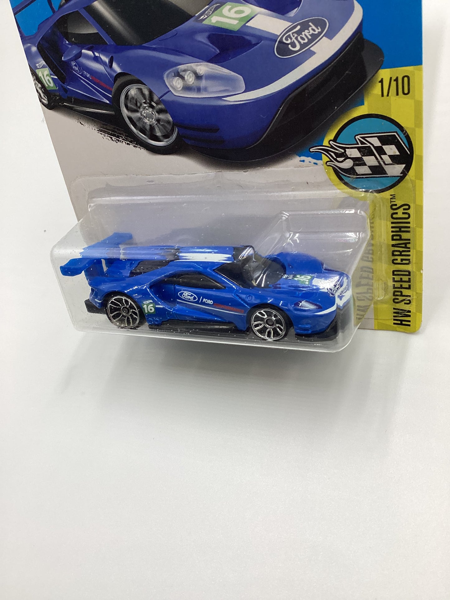 2017 Hot Wheels #166 2016 Ford GT Race 27A