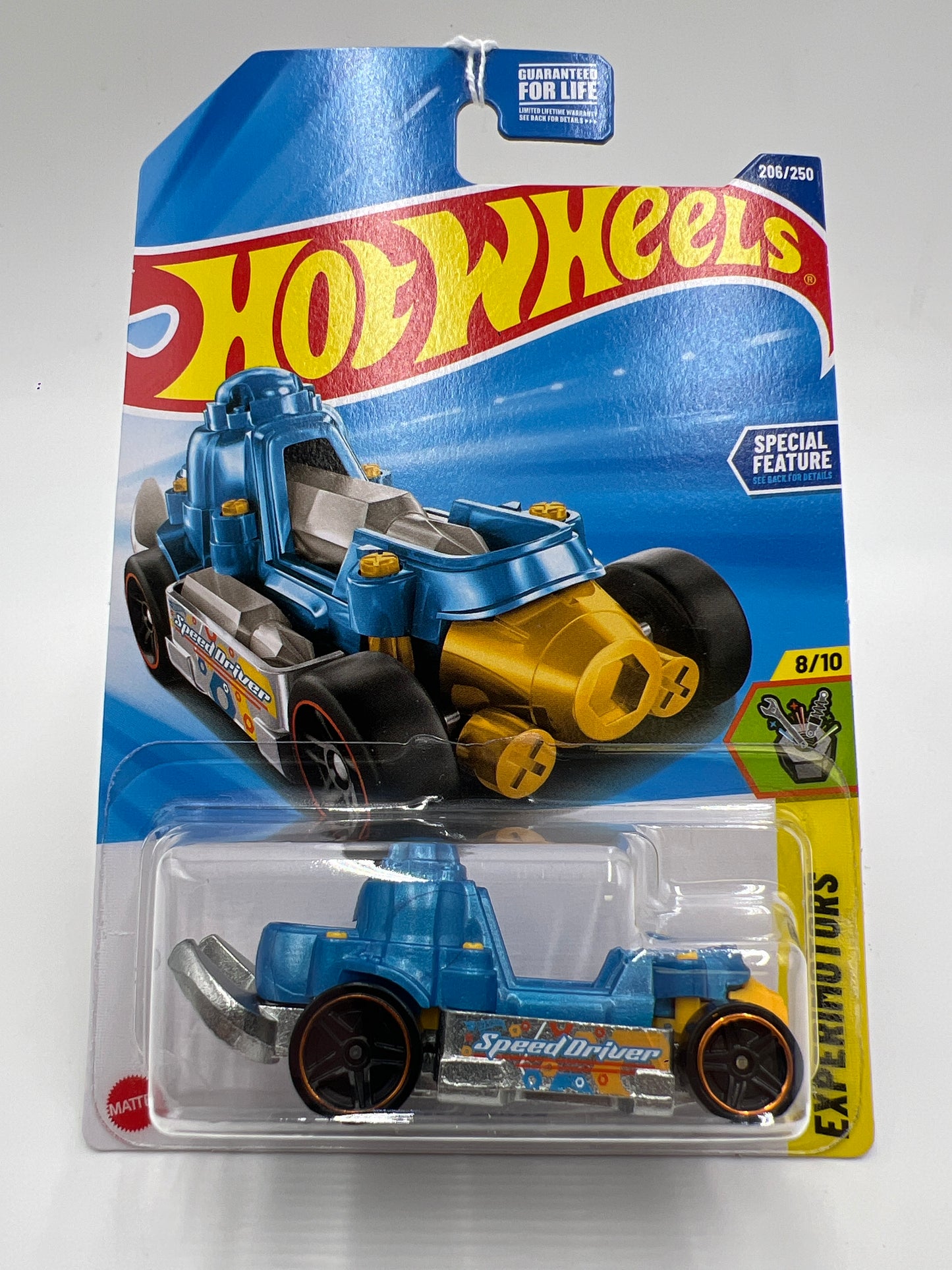 2025 Hot Wheels L Case Experimotors #206 Speed Driver Blue 116F