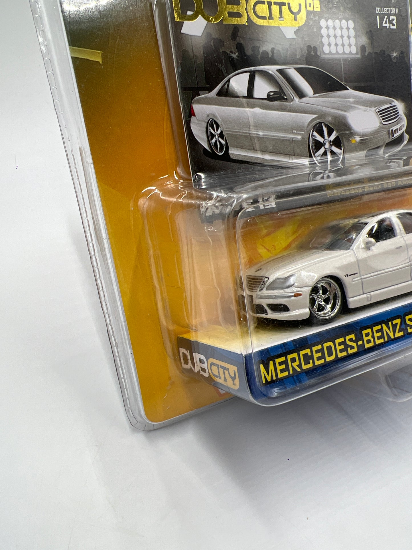 Jada Toys Dub City Euro Spec Wave 13 #143 Mercedes-Benz S55 AMG White SR