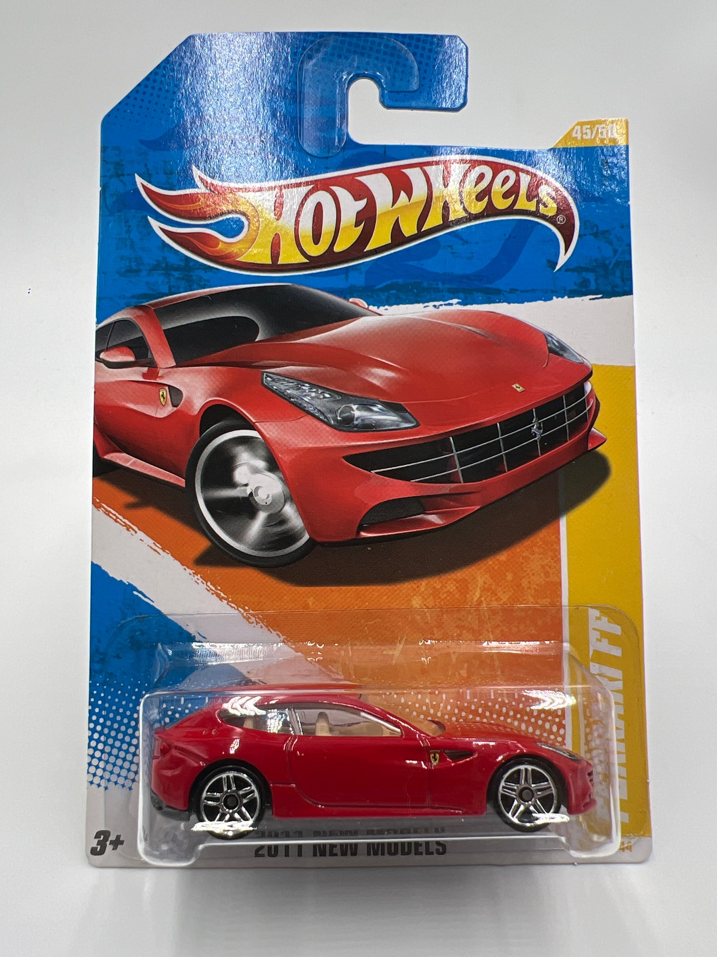 2011 Hot Wheels New Models #45 Ferrari FF Red W/Protector