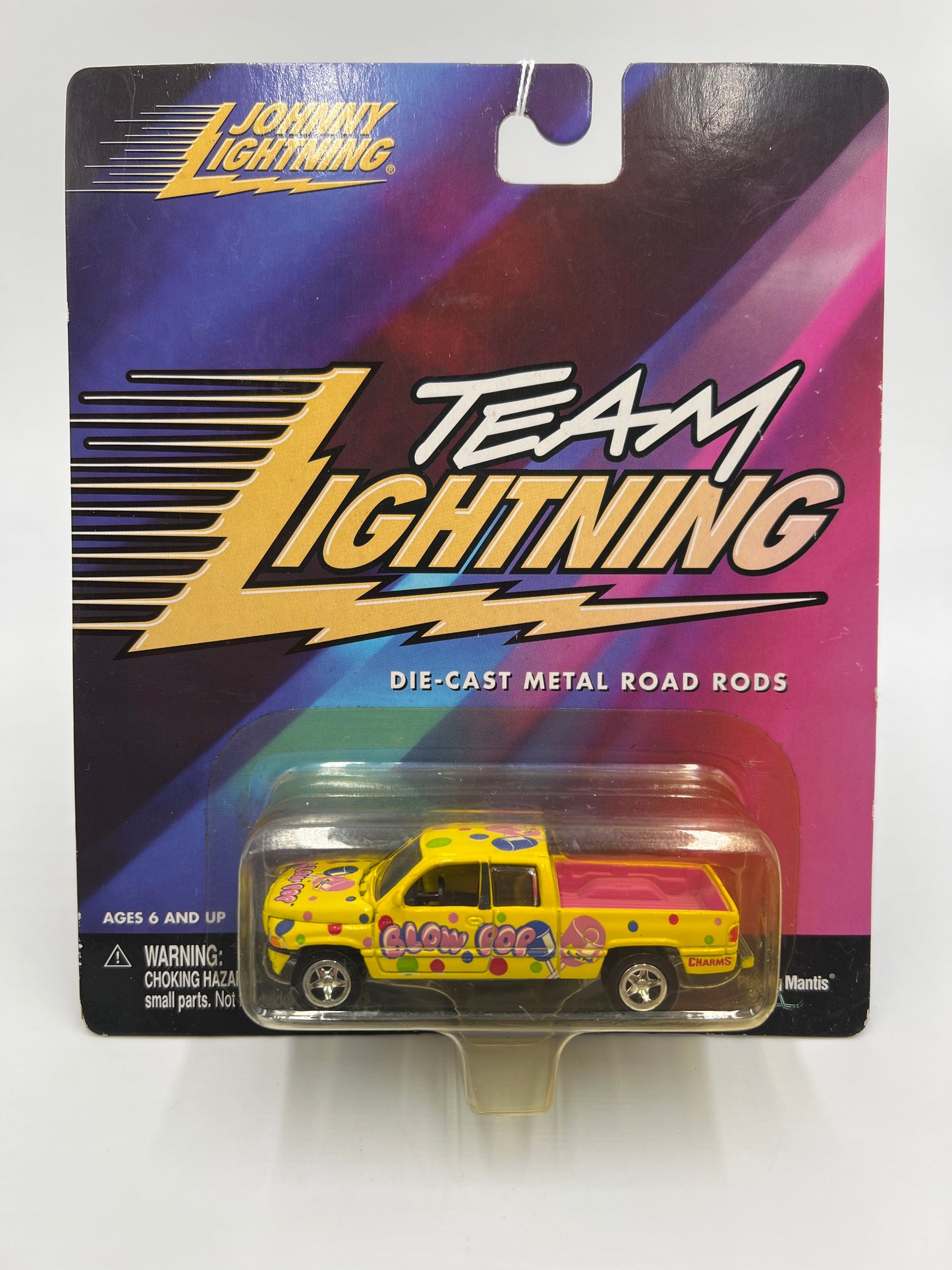 Johnny Lightning Team Lightning Blow Pop 1996 Dodge Ram Yellow 221G