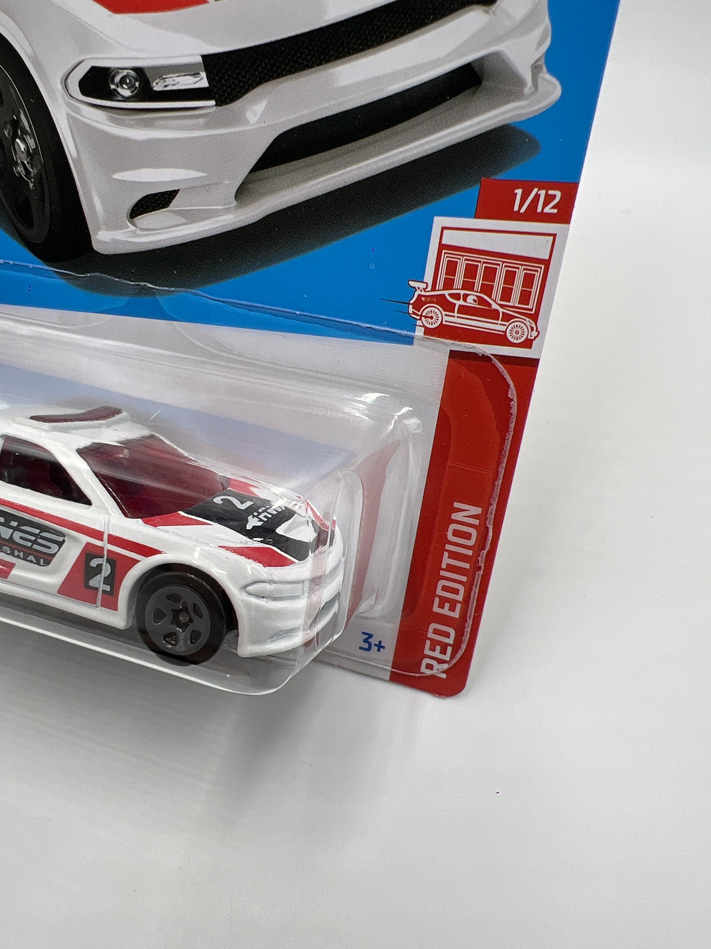2024 Hot Wheels Target Exclusive Red Edition #7 15 Dodge Charger SRT White 147A
