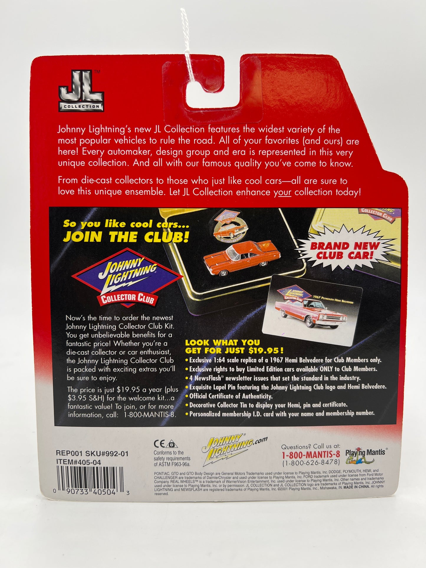 Johnny Lightning JL Collection 60s Studebaker Champ Red/White/Blue 219B