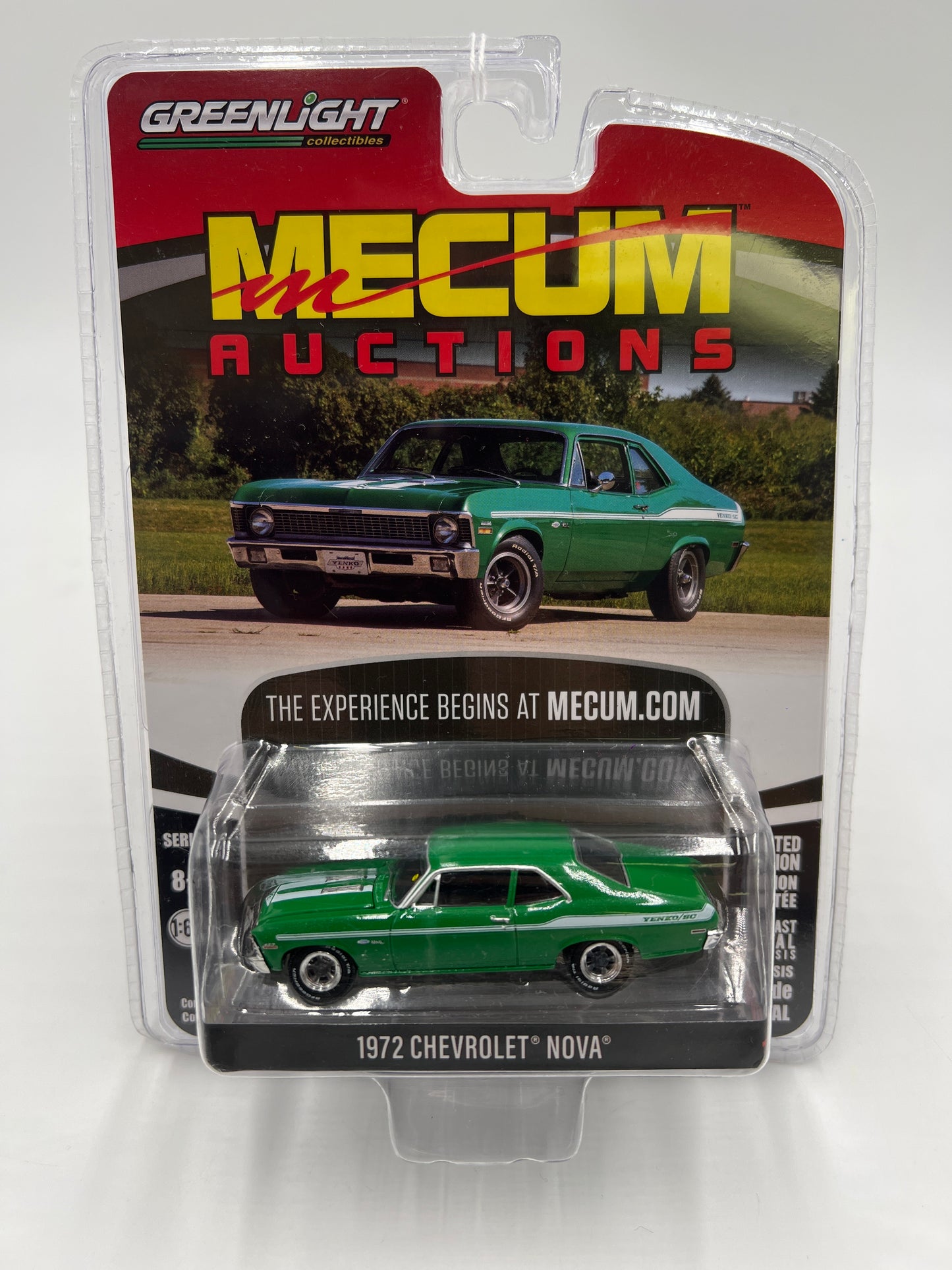 Greenlight Mecum Auctions 1972 Chevrolet Nova Green 178D