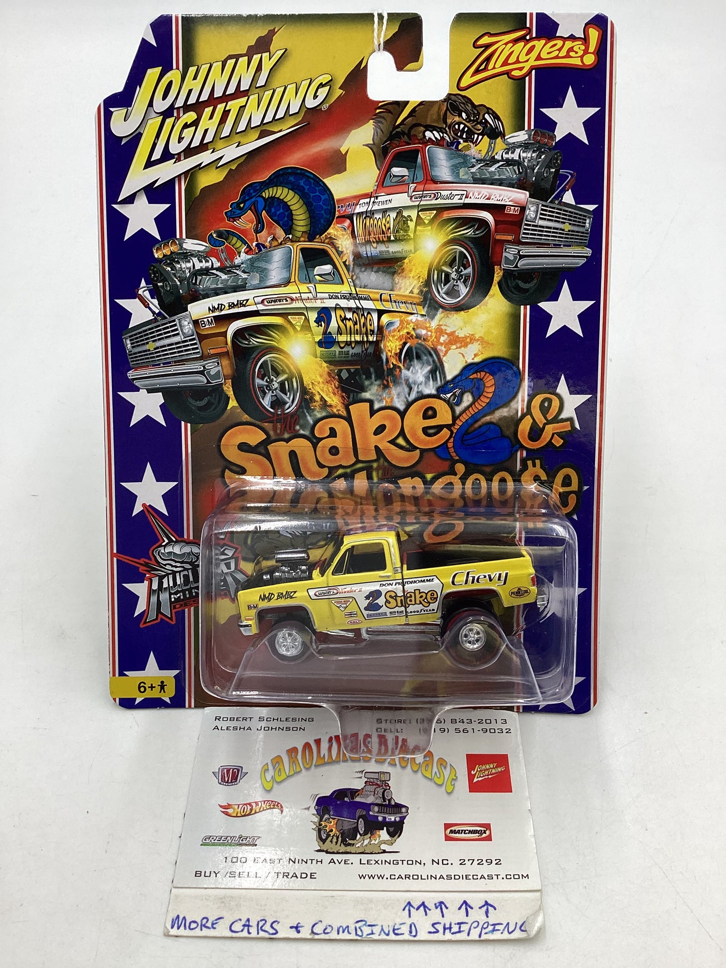 Johnny lightning x HOC Weekend of wheels Exclusive Snake & Mongoose Snake Chevy C-10 223A