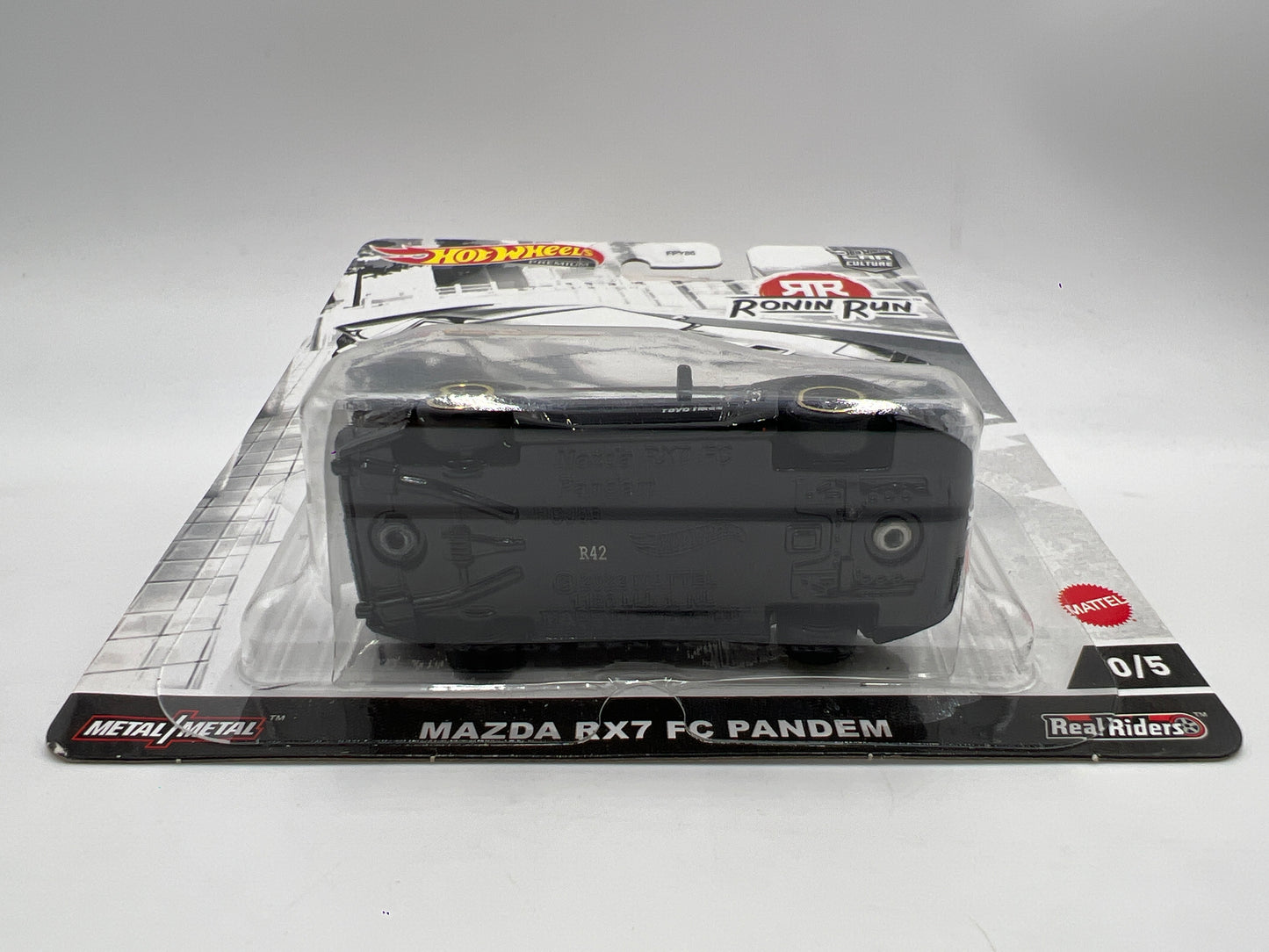 Hot Wheels Premium Car Culture Ronin Run CHASE #0 Mazda RX7 FC Pandem Black W/Protector