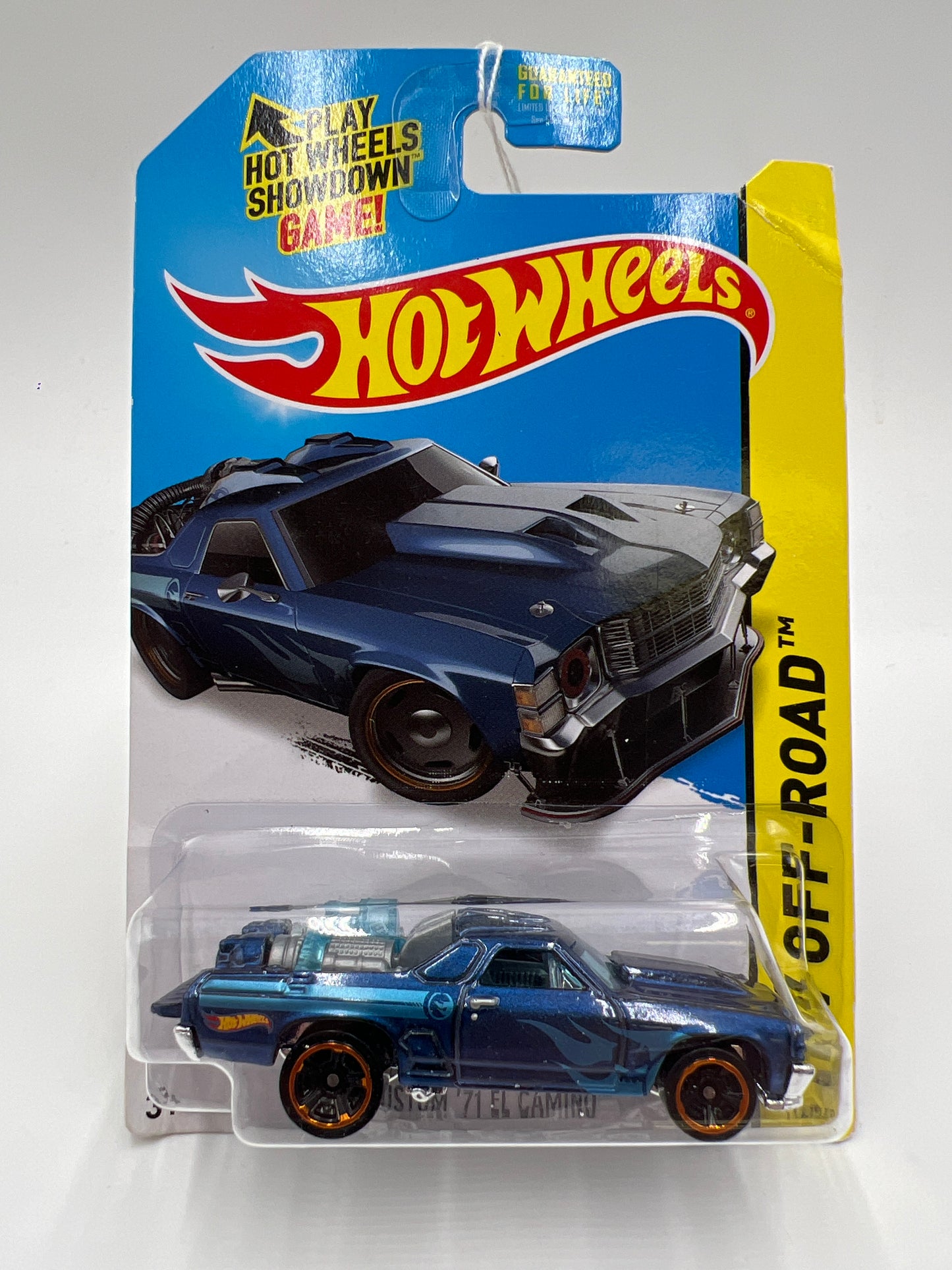 2014 Hot Wheels HW Off-Road #116 Treasure Hunt Custom 71 El Camino Blue 274H