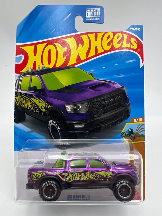2026 Hot Wheels Super Treasure Hunt #234 23 Dodge Ram 1500 Purple W/Protector