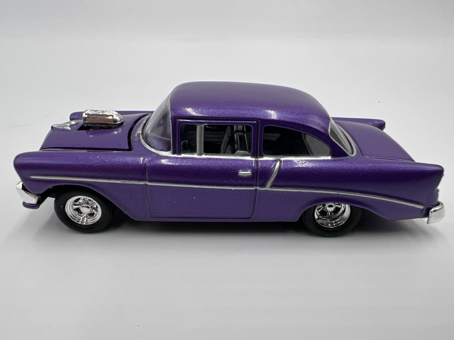 Hot Wheels Collectibles 1/64 Reggies Cars 1956 Chevy 210 Purple Loose