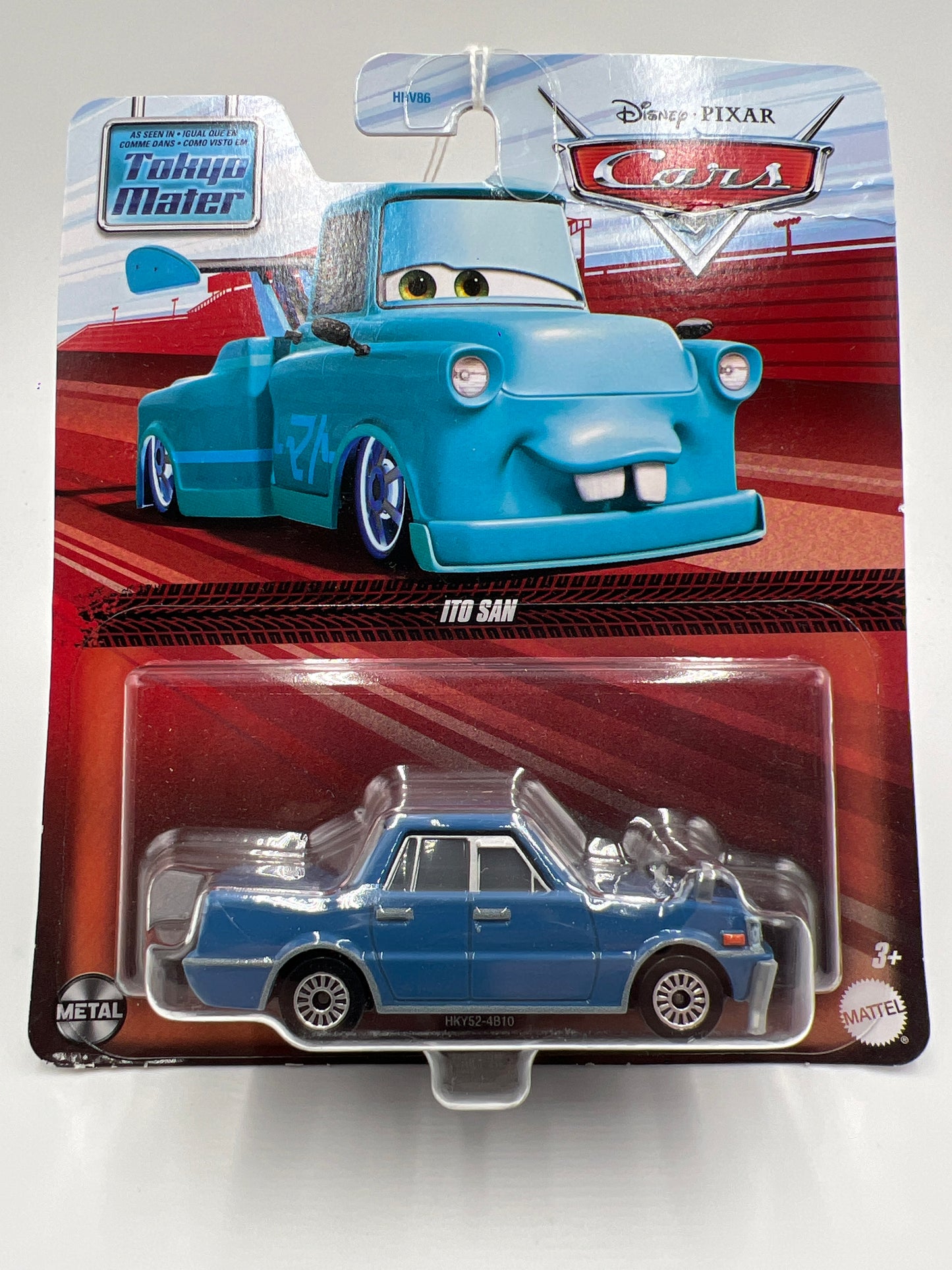 Disney Pixar Cars Toon Tokyo Mater Ito San Blue (Bad Card) 142i