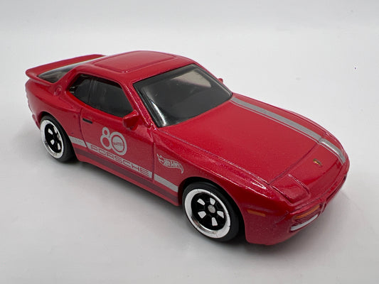 2025 Hot Wheels Silver Series Mattel 80th Anniversary Box Set 89 Porsche 944 Turbo Red Loose