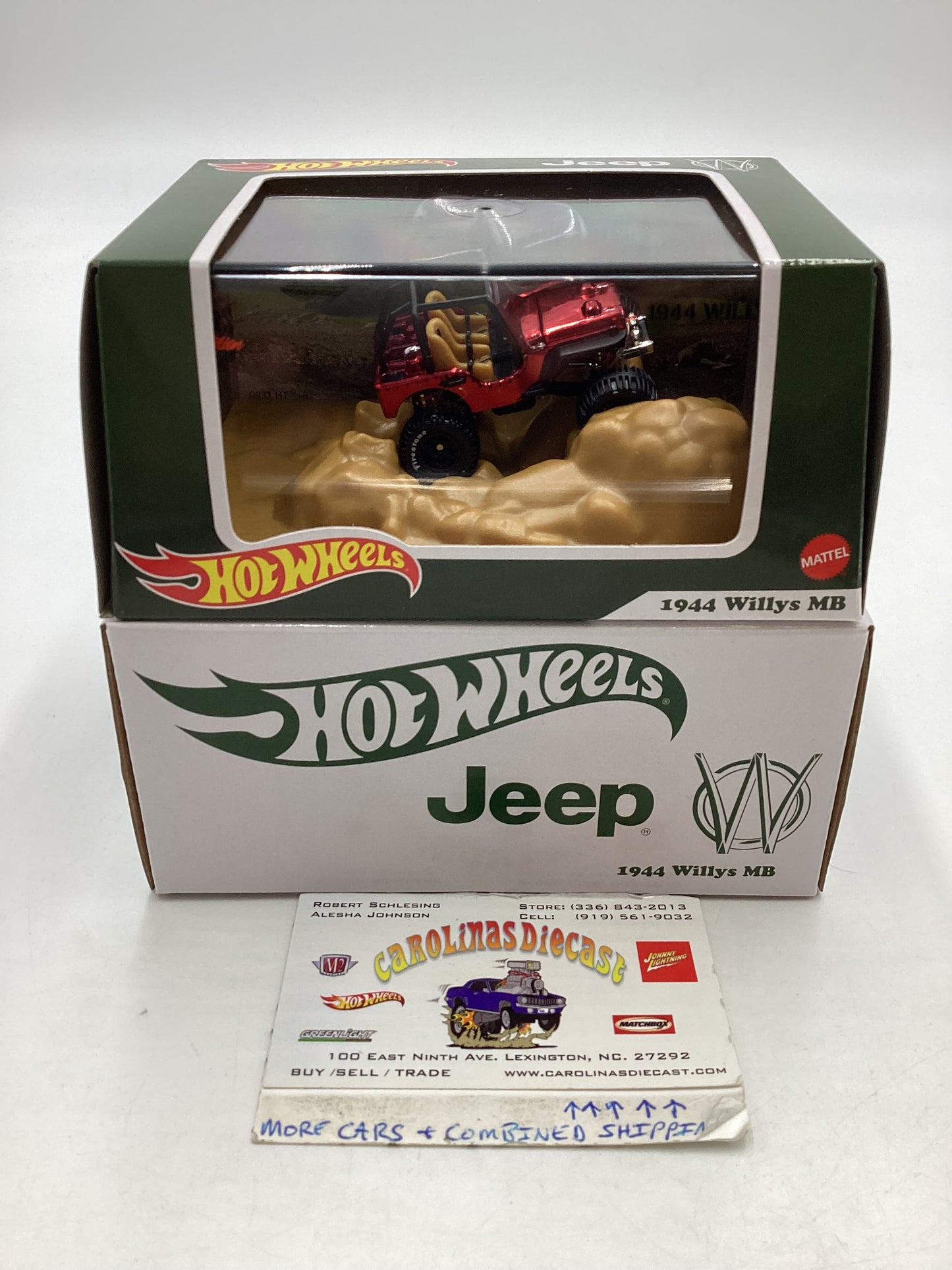 2022 Hot wheels RLC 13440/25000 Red 1944 Willys MB