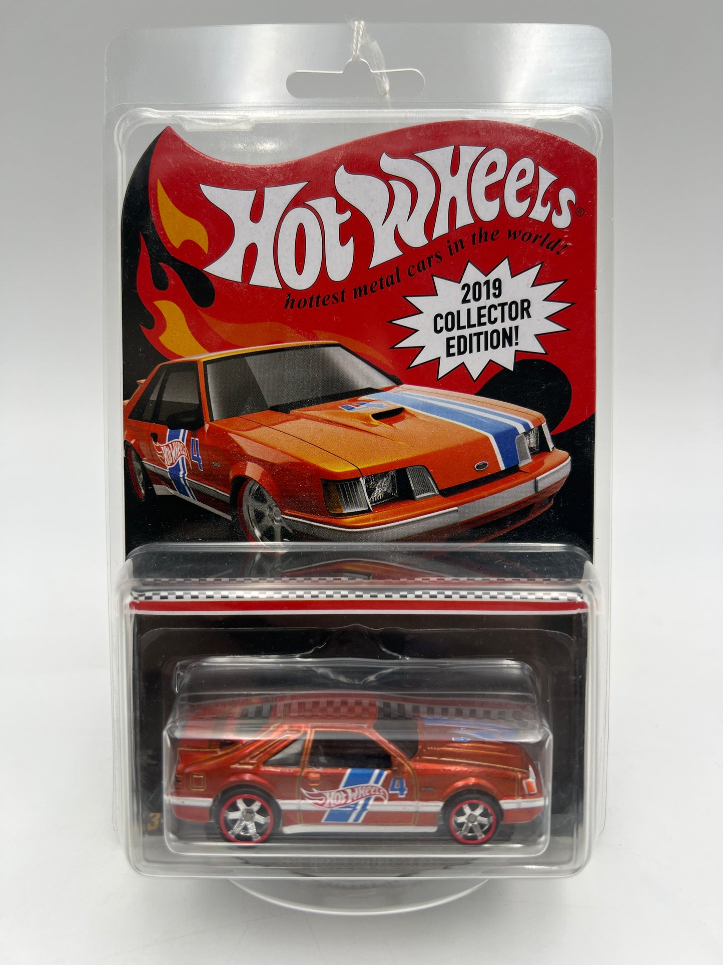 2019 Hot Wheels RLC Mail In #4 84 Mustang SVO Orange W/Protector