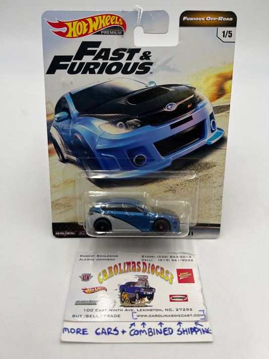 Hot Wheels Fast & Furious Furious Off-Road #1 Impreza WRX STI Blue 246A