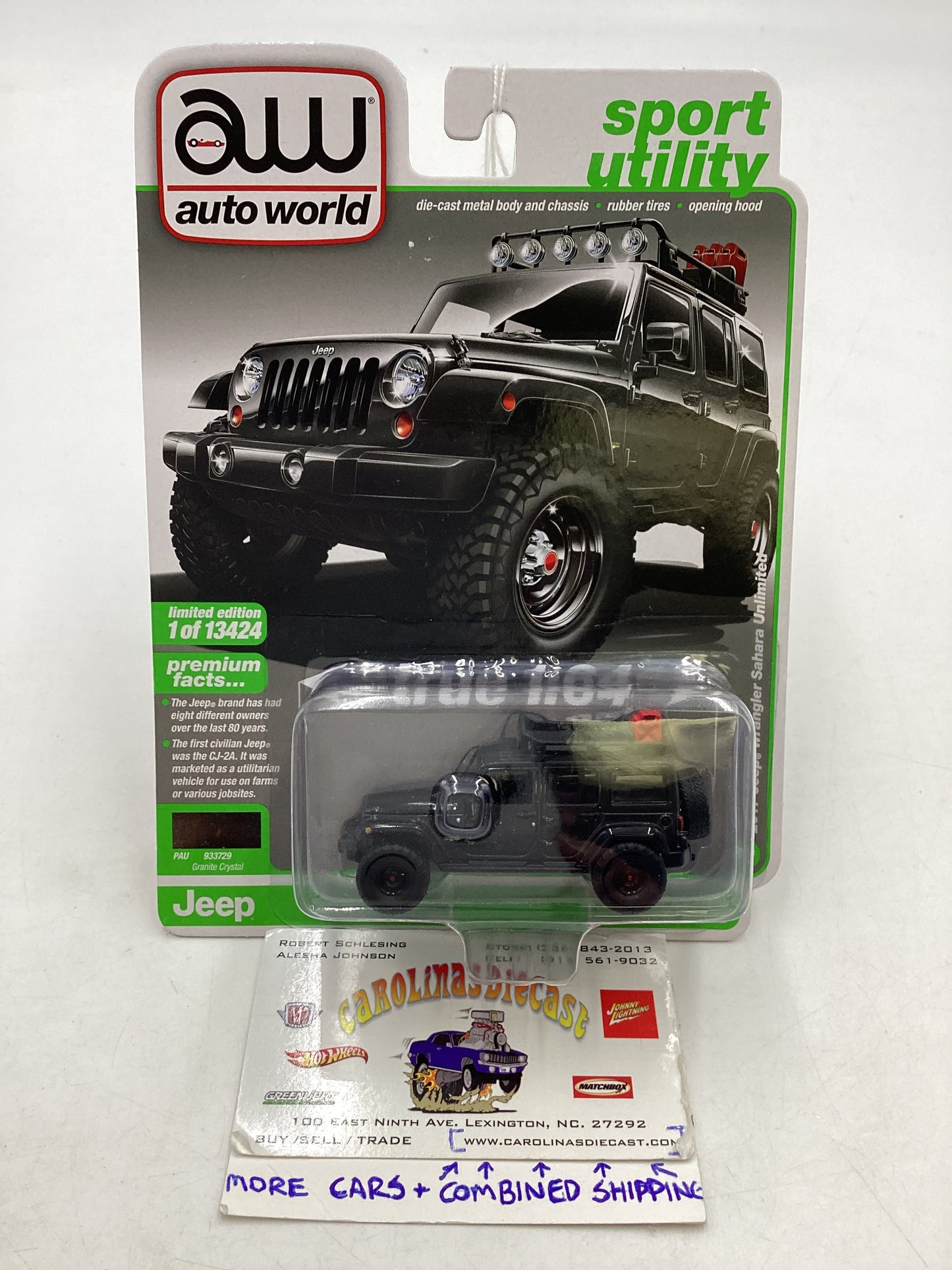 2021 Auto World Sport Utility 2017 Jeep Wrangler Sahara Unlimited 184B