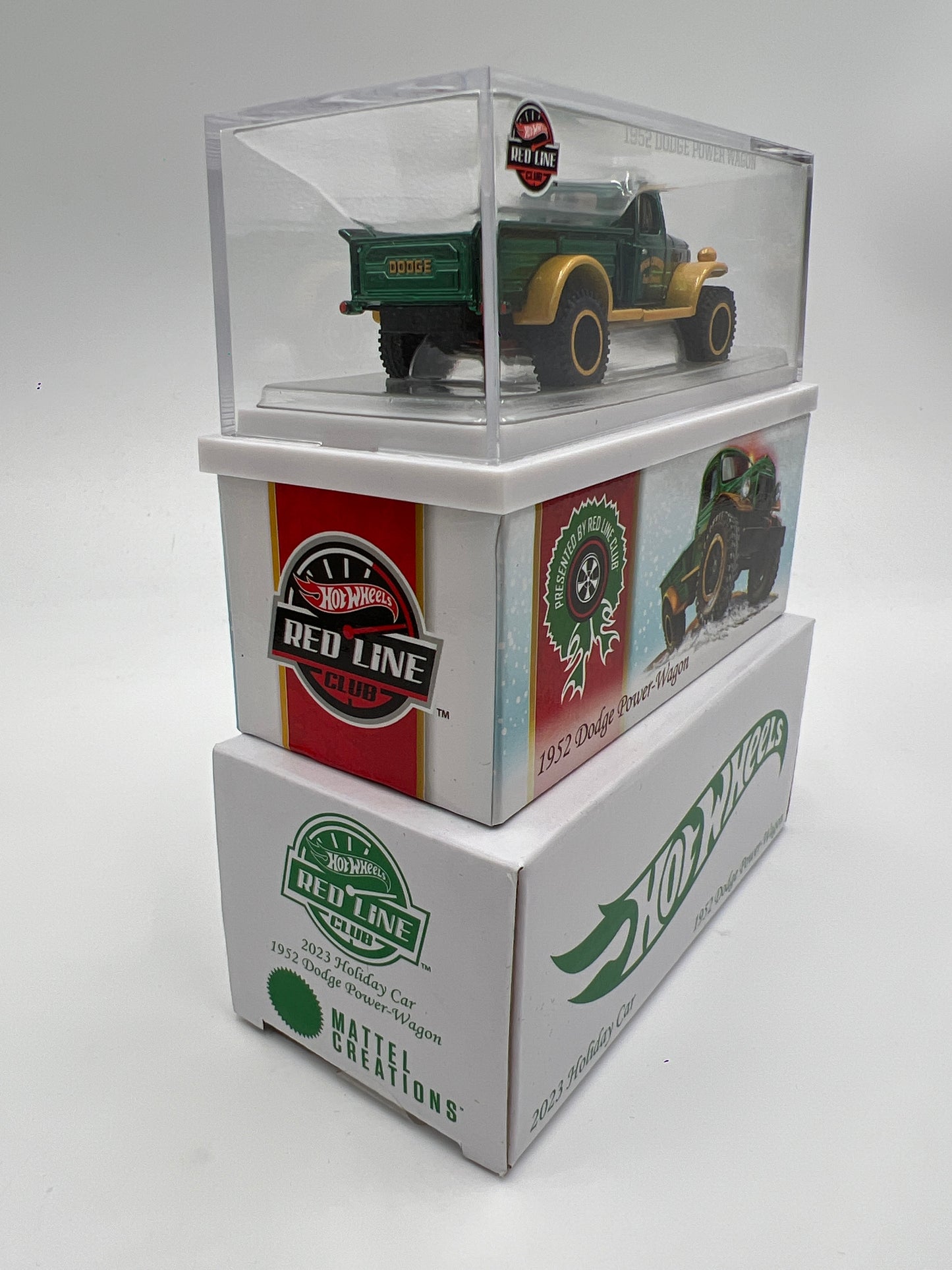 Hot Wheels RLC 2023 Holiday Car 1952 Dodge Power Wagon Green #2172/30000
