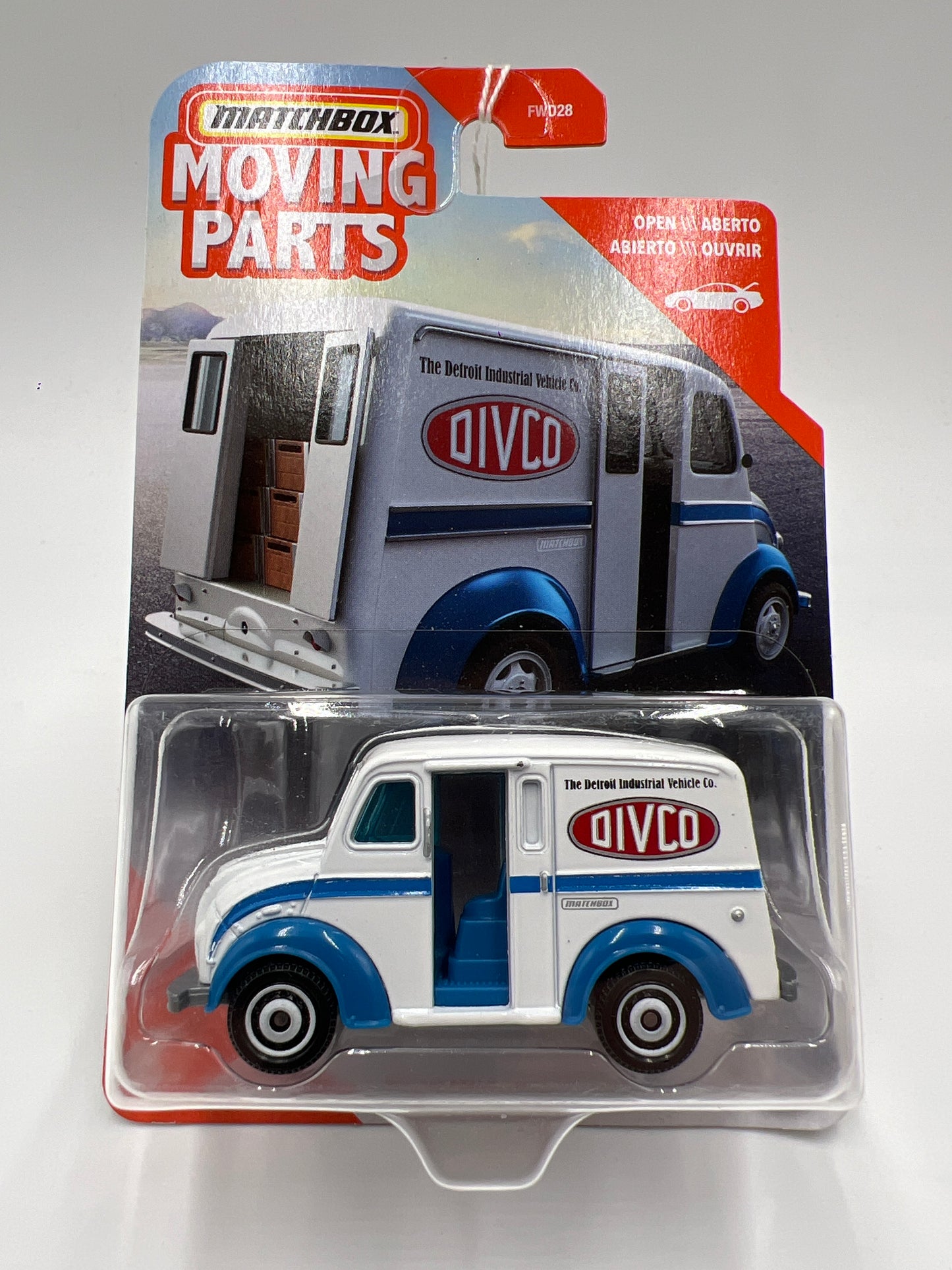 Matchbox Moving Parts Divco Milk Truck White 166J