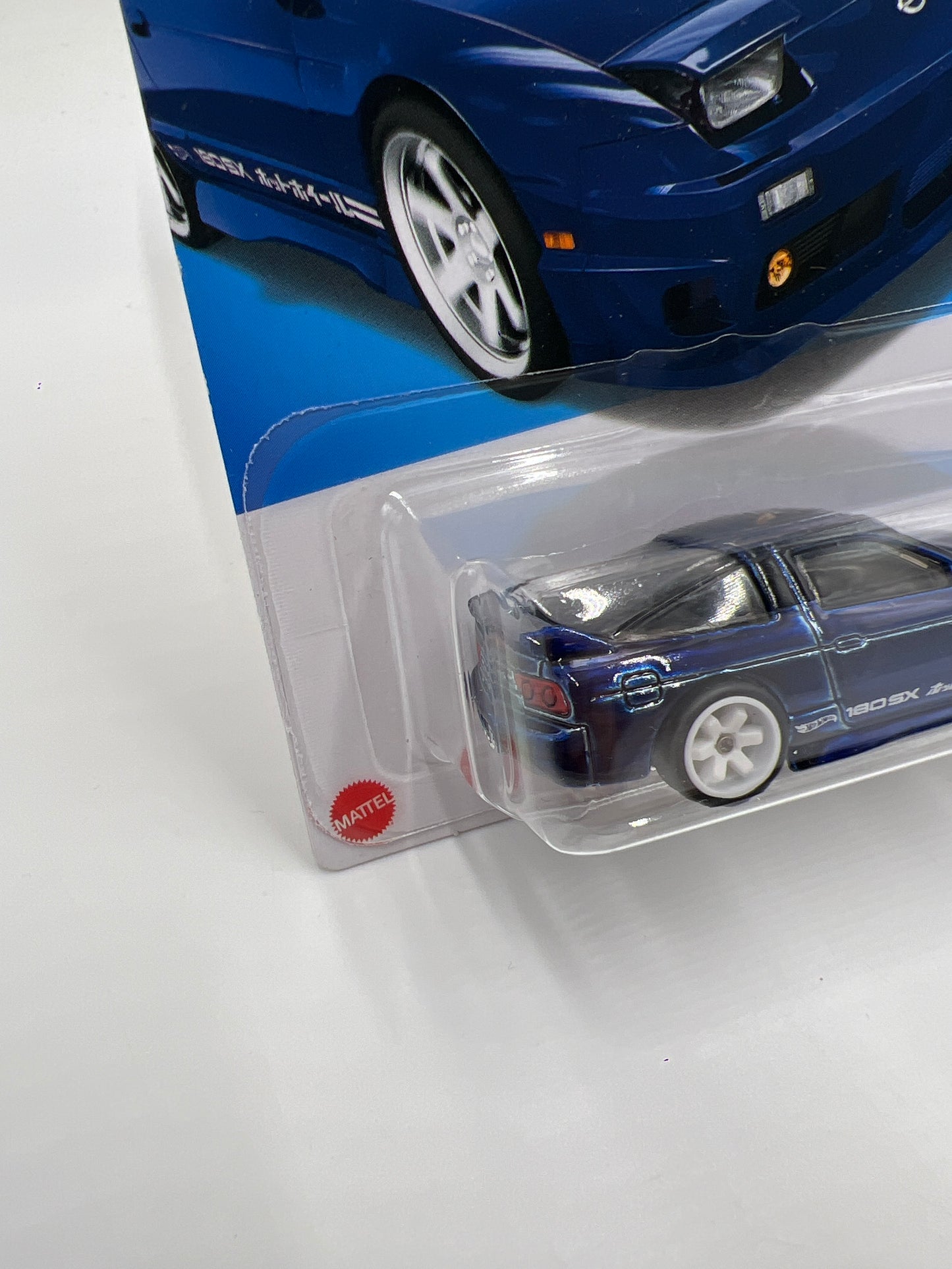 2024 Hot Wheels M Case Super Treasure Hunt #211 96 Nissan 180SX Type X Blue W/Protector
