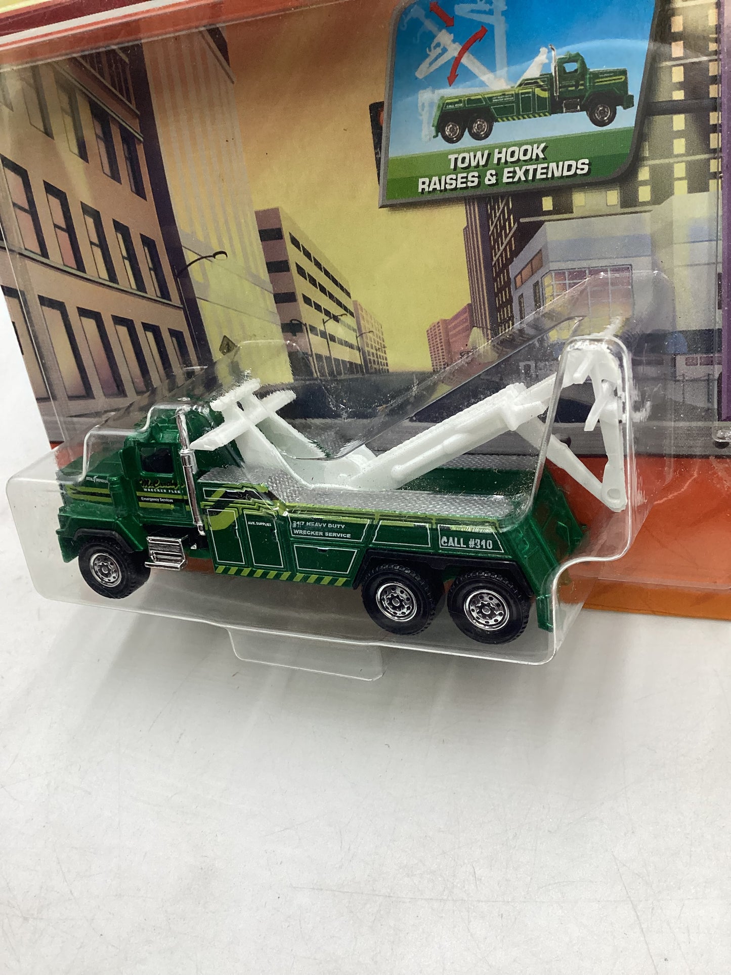 Matchbox Real Working Rigs Western Star 6900XD Wrecker Green