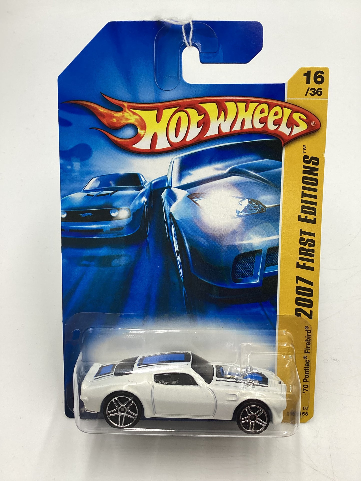 2007 Hot Wheels New Models #16 70 Pontiac Firebird White 57H