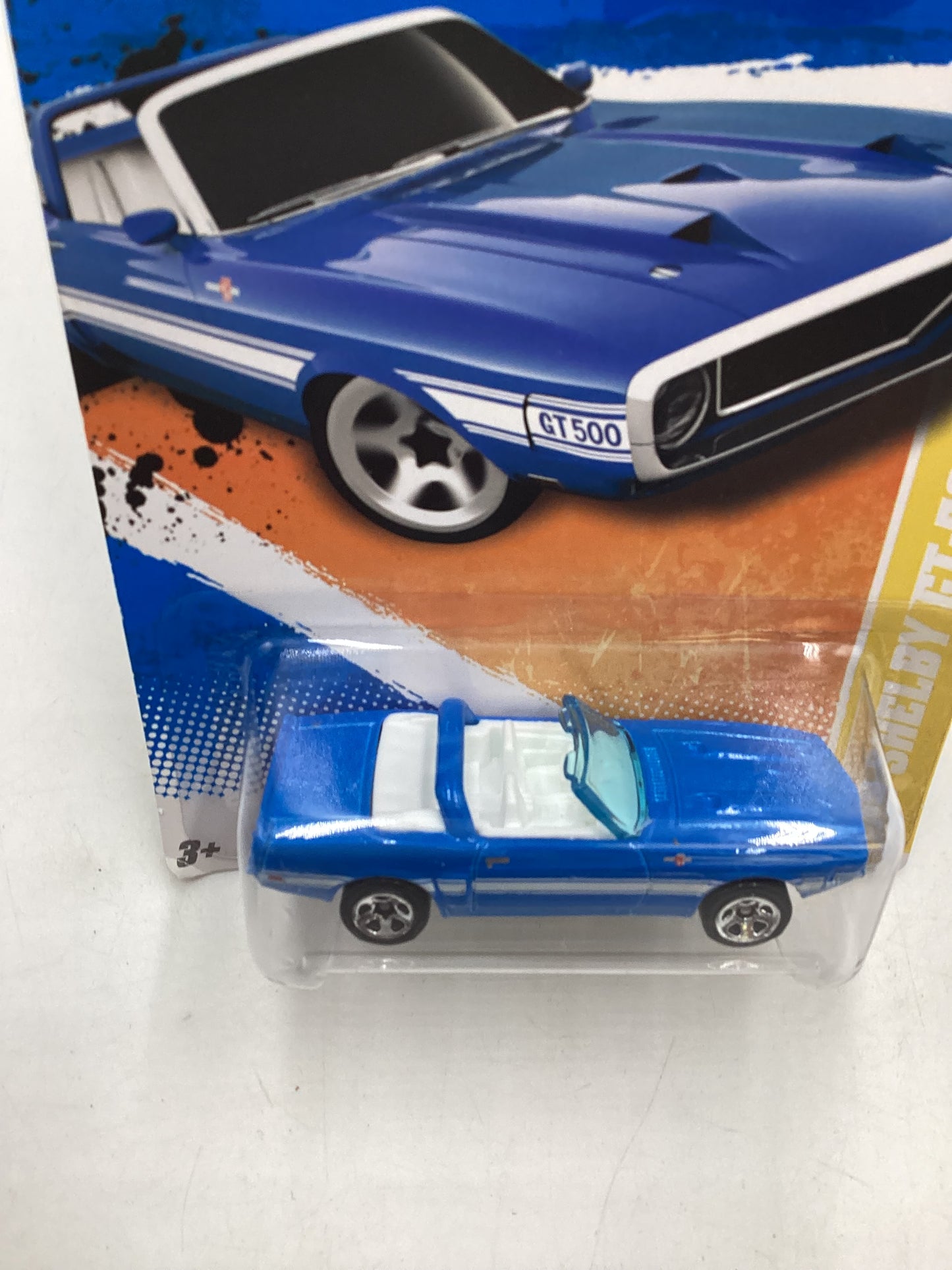 2011 Hot Wheels #21 69 Shelby GT-500 Blue Alt Card 23H