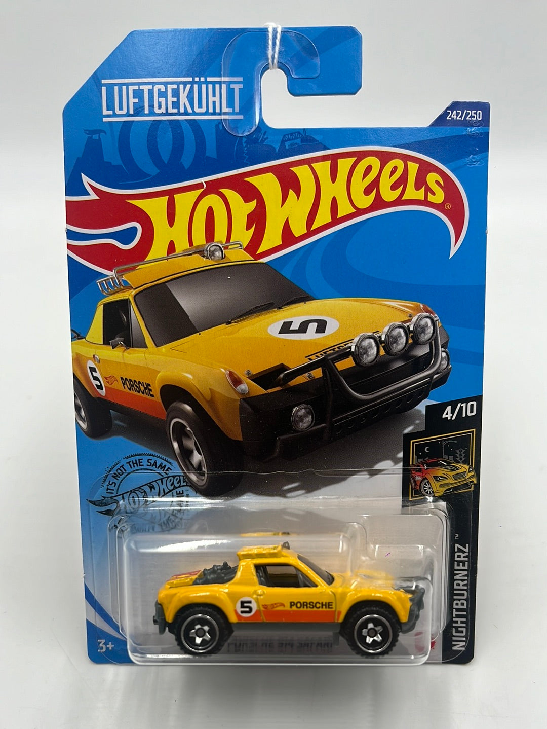 2020 hot wheels #242 Porsche 914 Safari yellow 101F