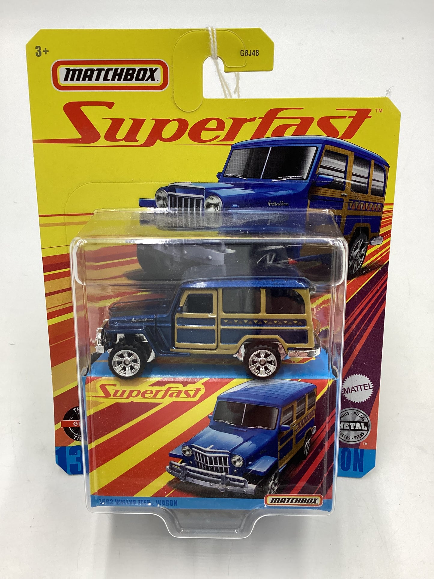 Matchbox Superfast 1962 Willys Jeep Wagon 172B